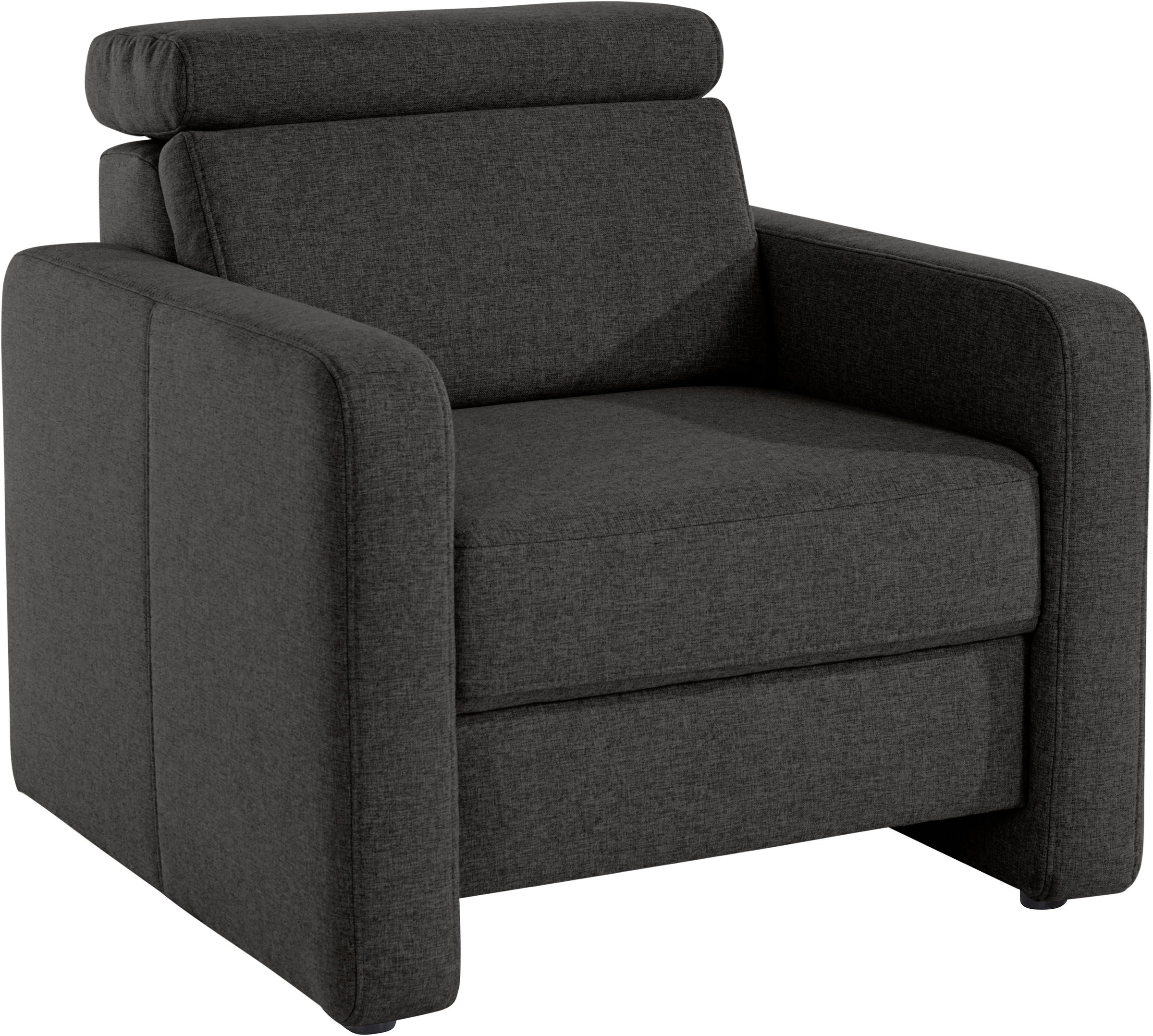sit&more Sessel »Bologna«, mit Federkern, inklusive Kopfteilverstellung