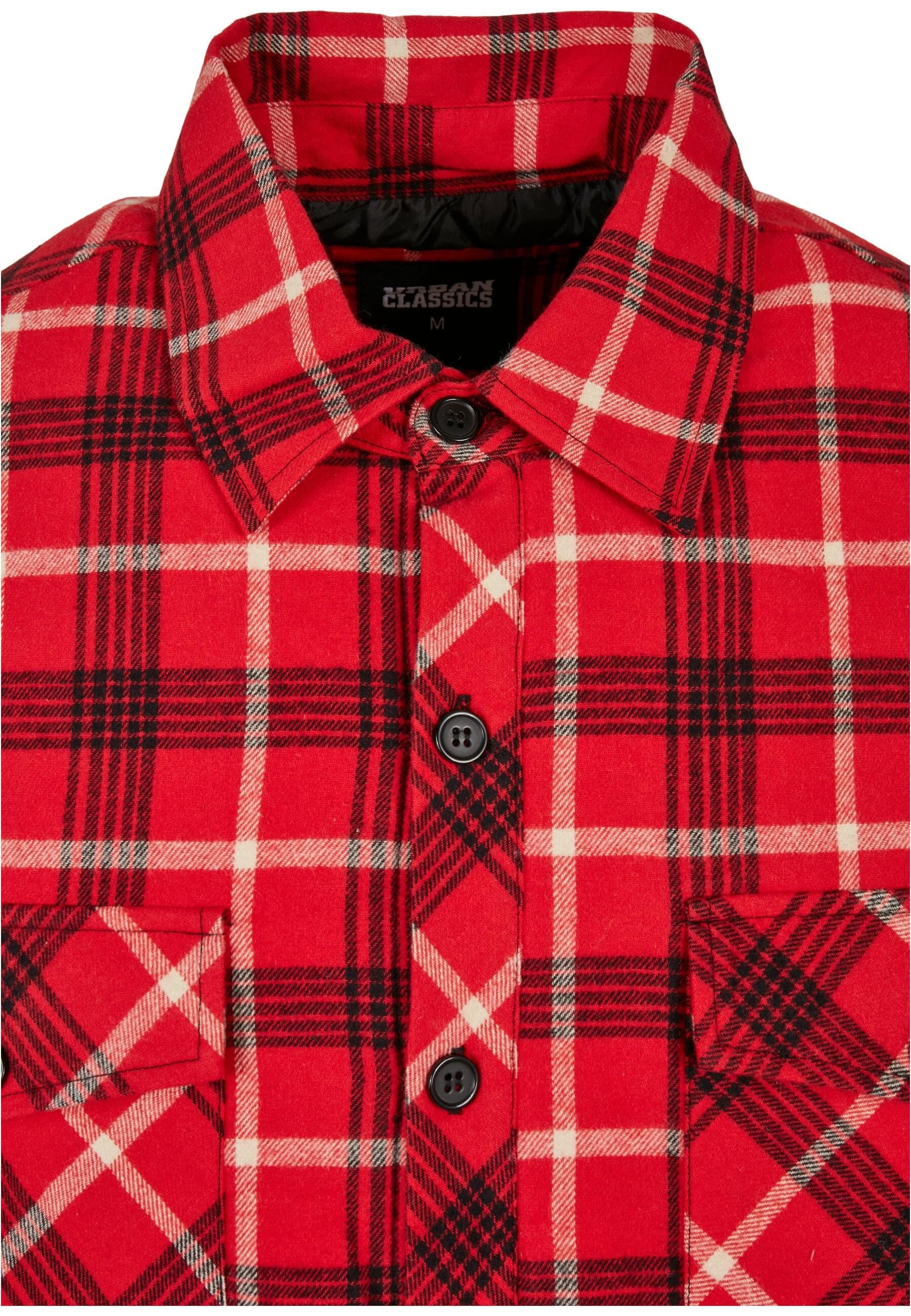 URBAN CLASSICS Anorak »Urban Classics Herren Plaid Quilted Shirt Jacket«, (1 St.), ohne Kapuze