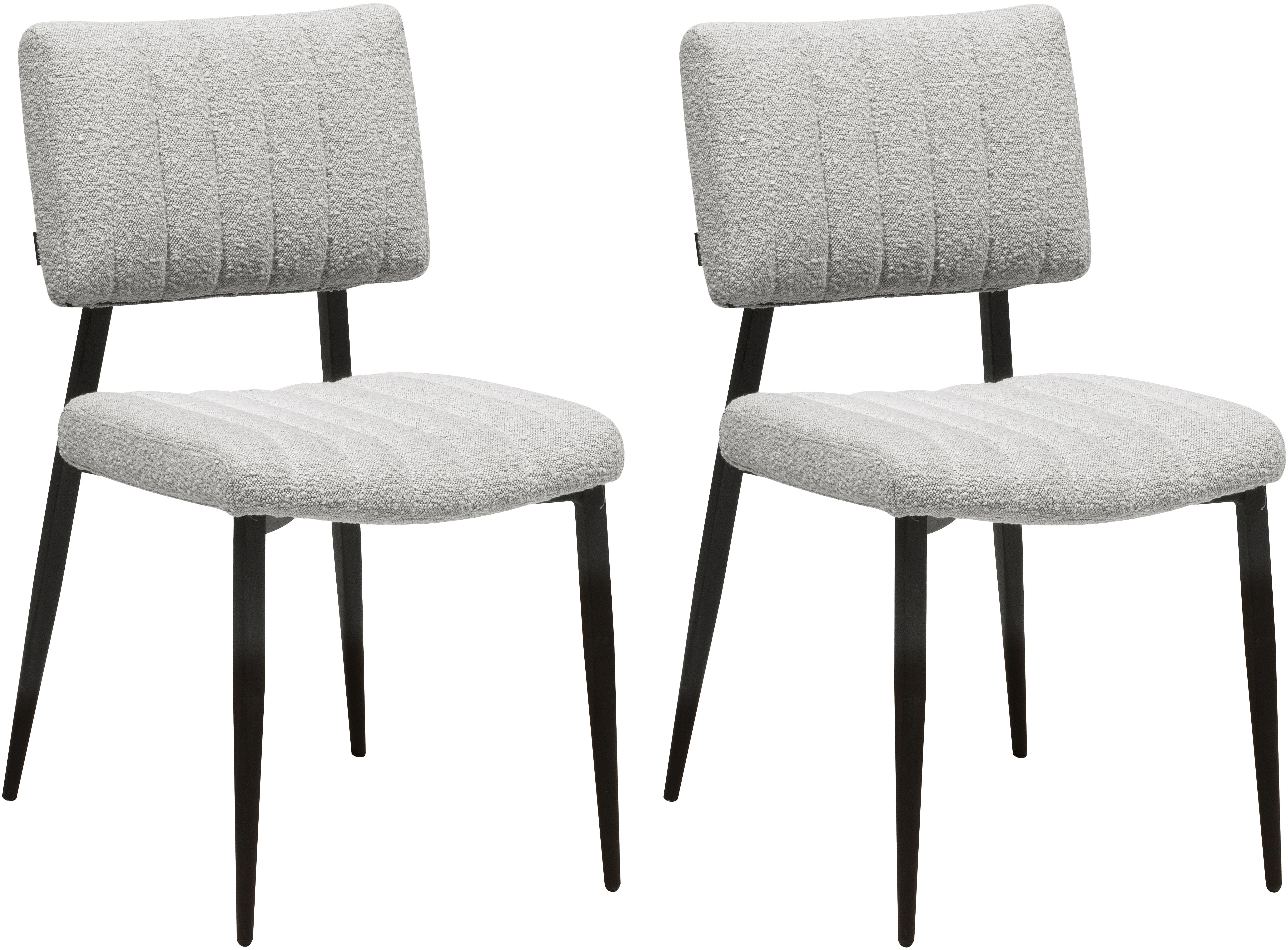 OMG Design Esszimmerstuhl "Dirk" (Set) 2 Stk.moderner Boucle Bezug, bequem gepolstert