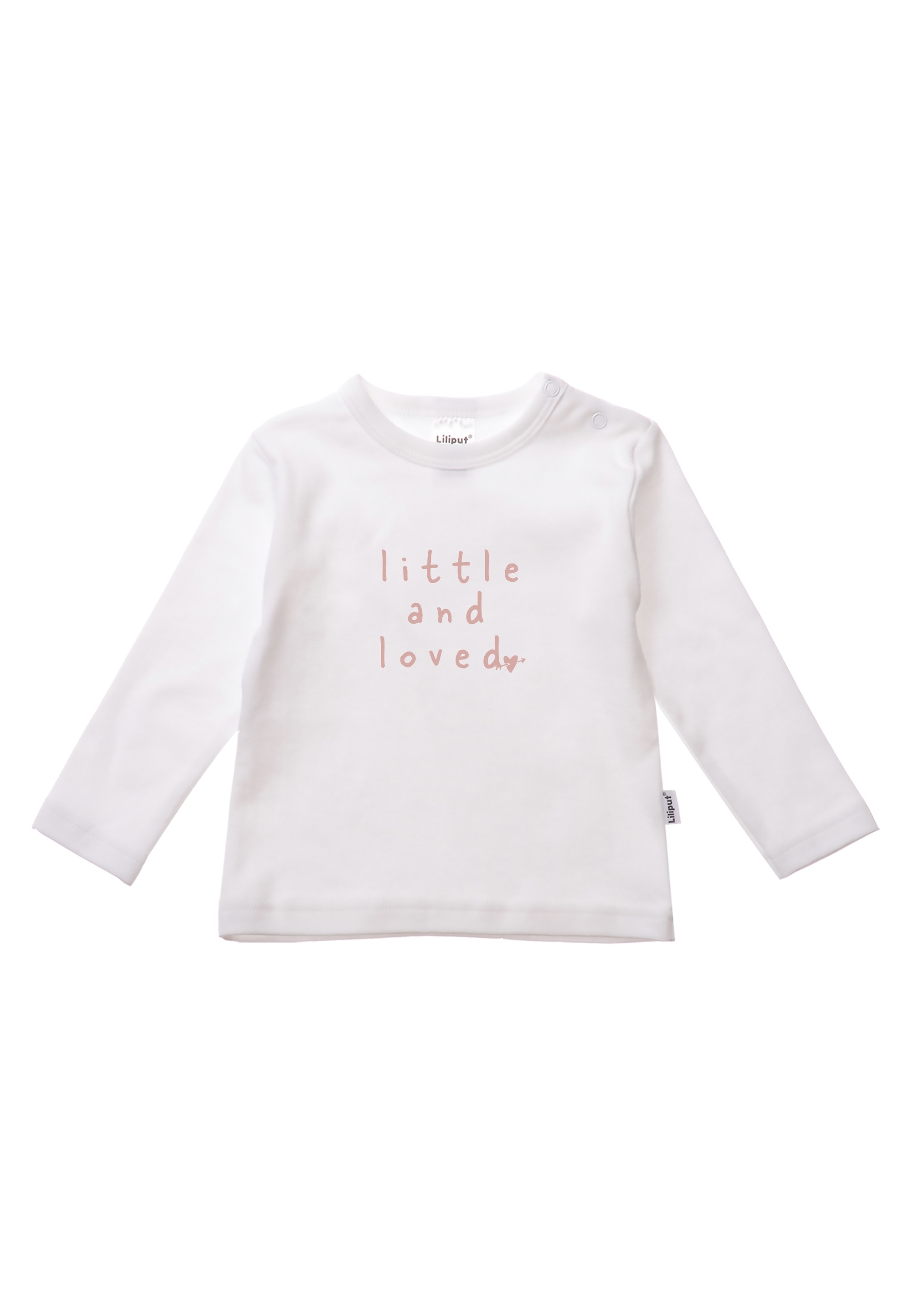 Thumbnail - Liliput Langarmshirt "Little and Loved" im 2er Pack mit Druckknöpfen auf der Schulter