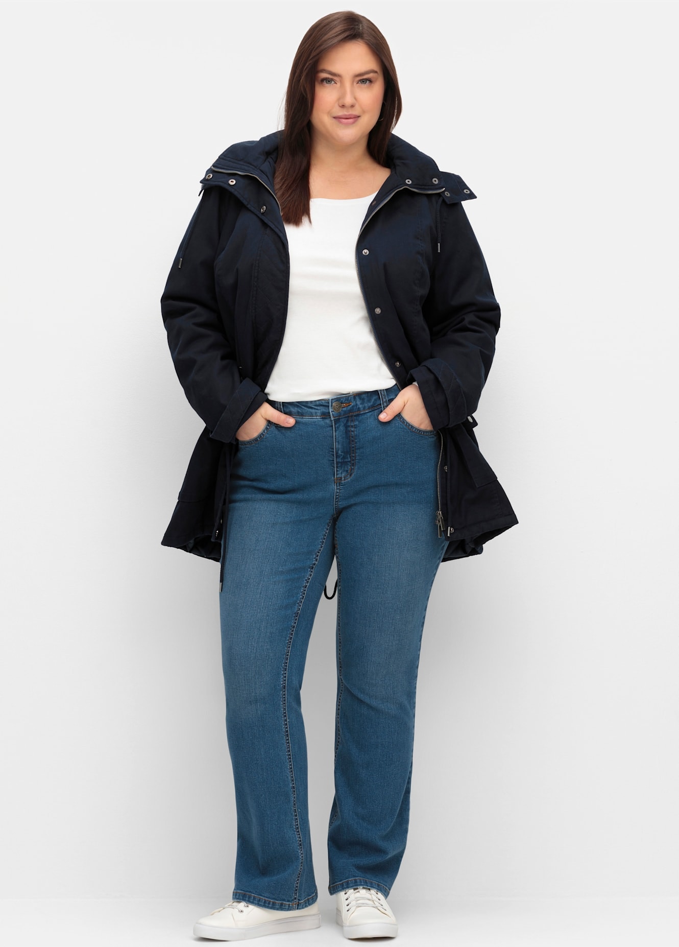 Sheego 3/4-Jeans, (1 tlg.) günstig online kaufen