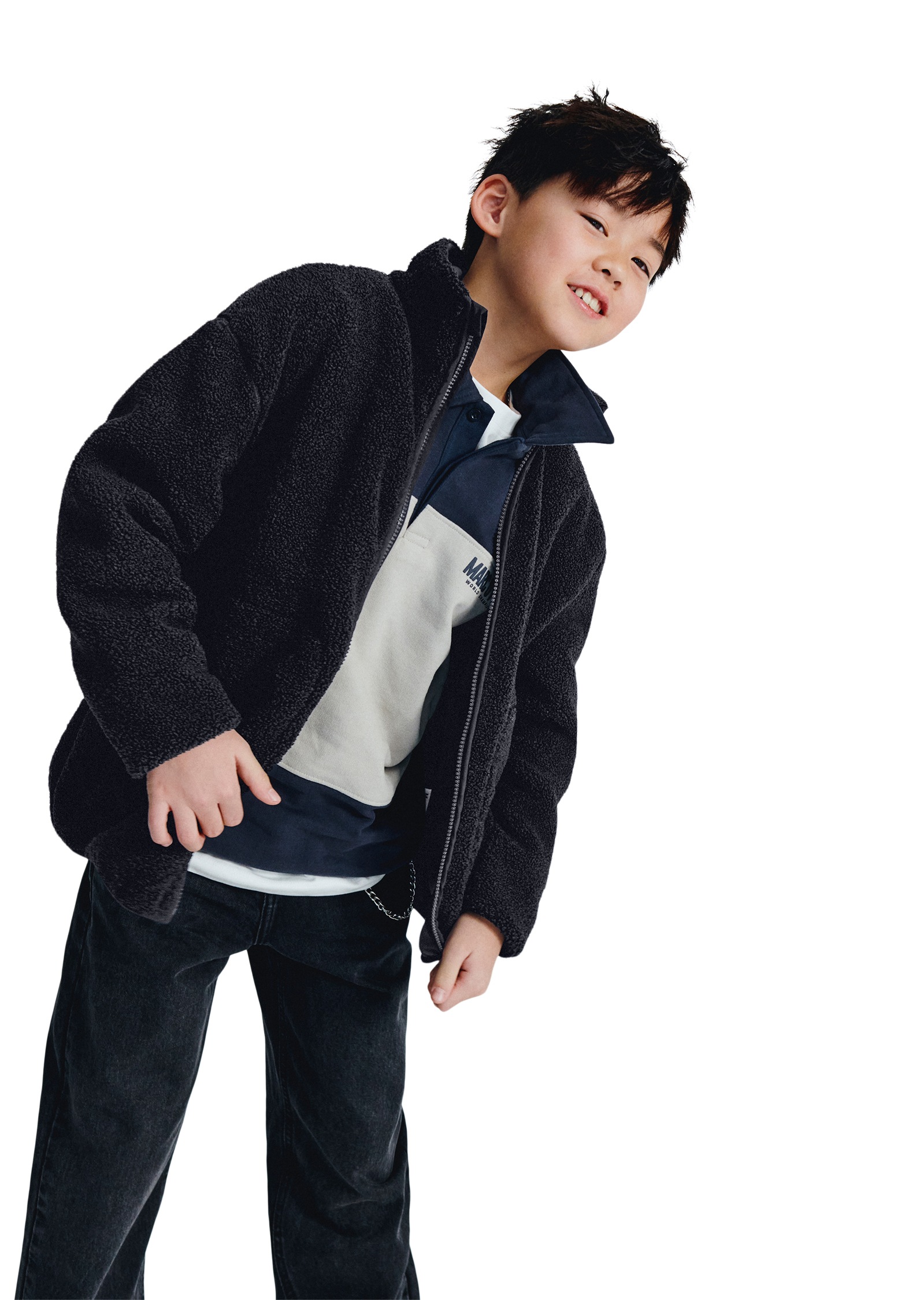 Marc O'Polo Outdoorjacke »mit Fleece-Innenseite« mit Kapuze
