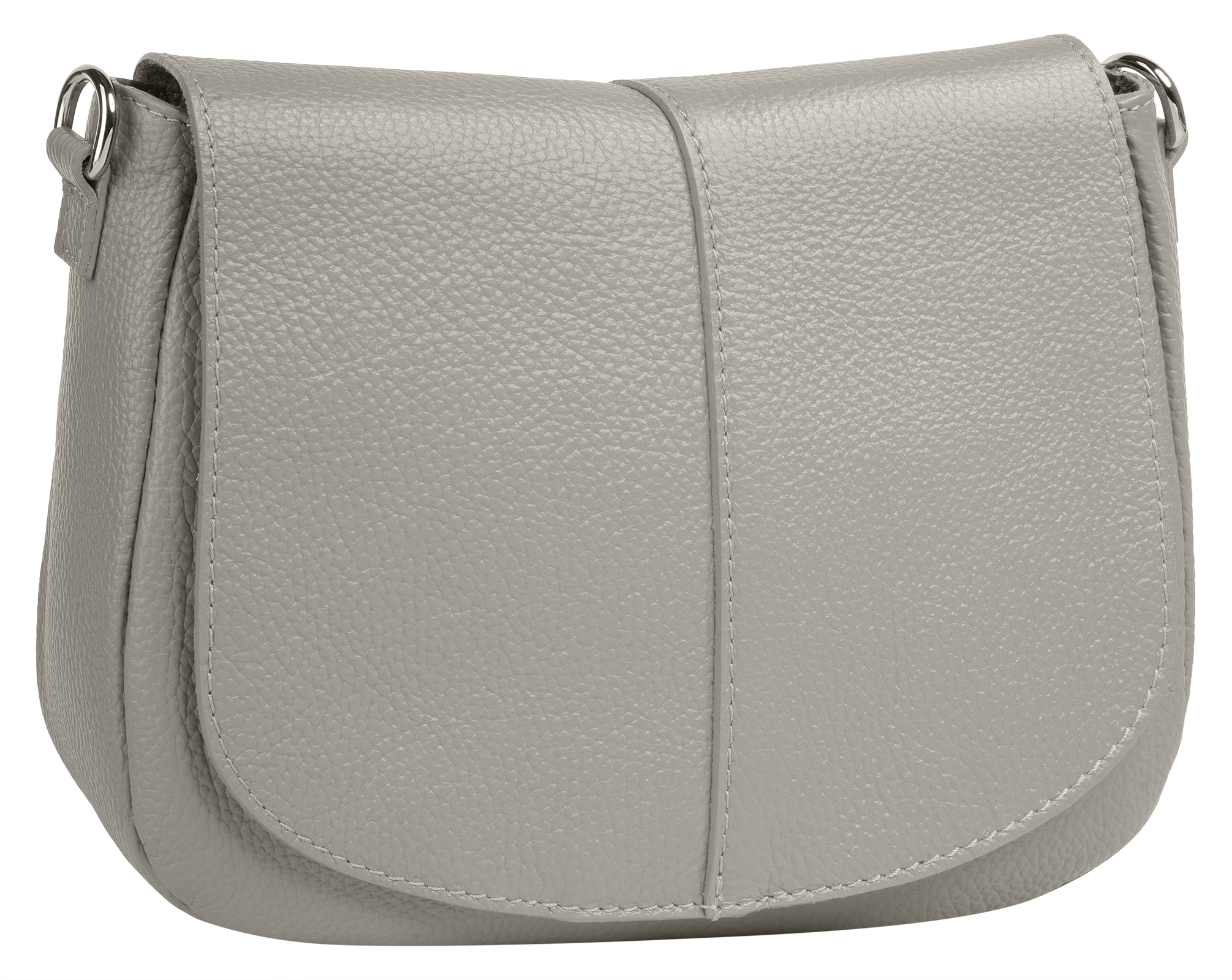 Cluty Umhängetasche, echt Leder, Made in Italy