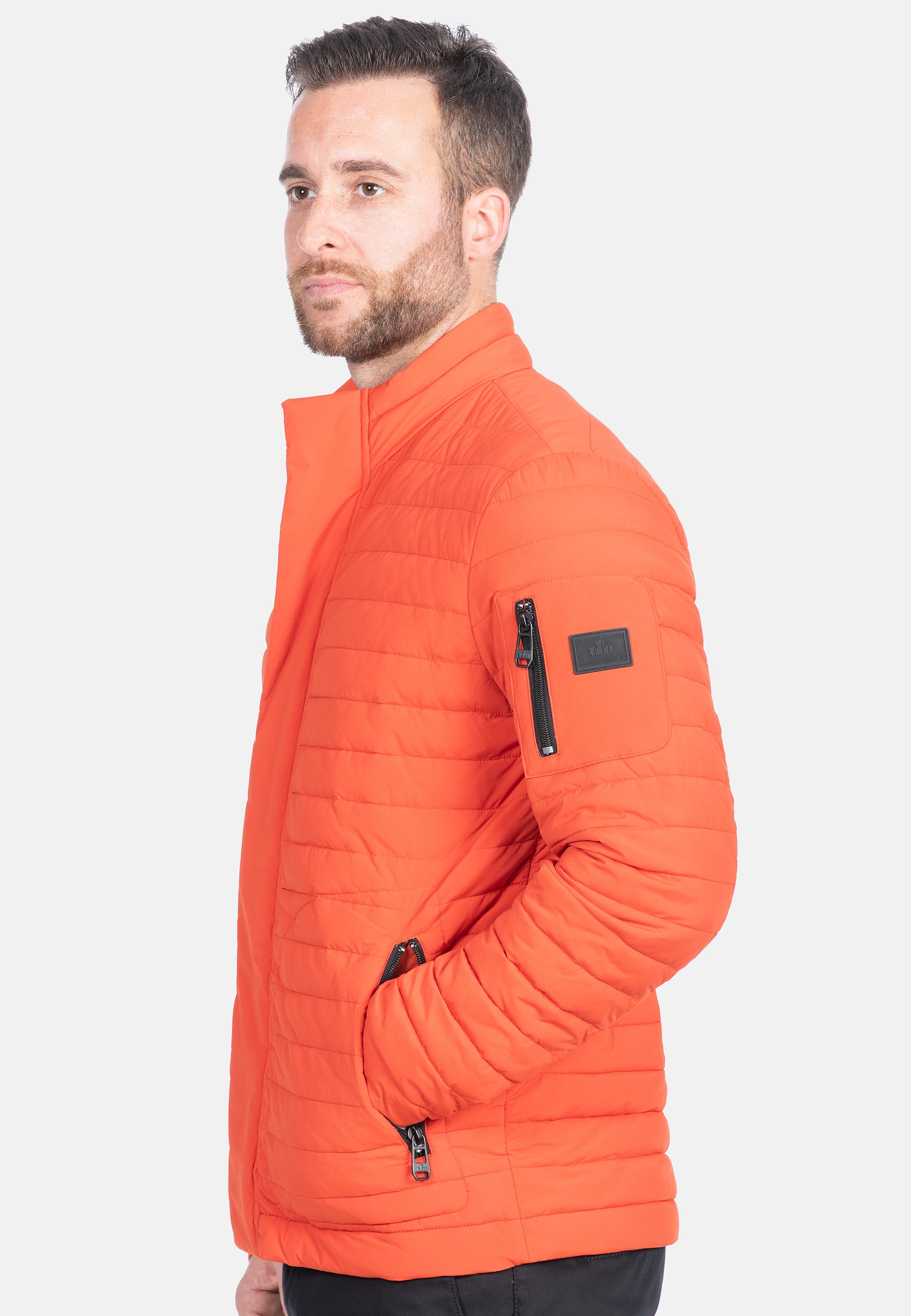 New Canadian Steppjacke, mit praktischer Armtasche