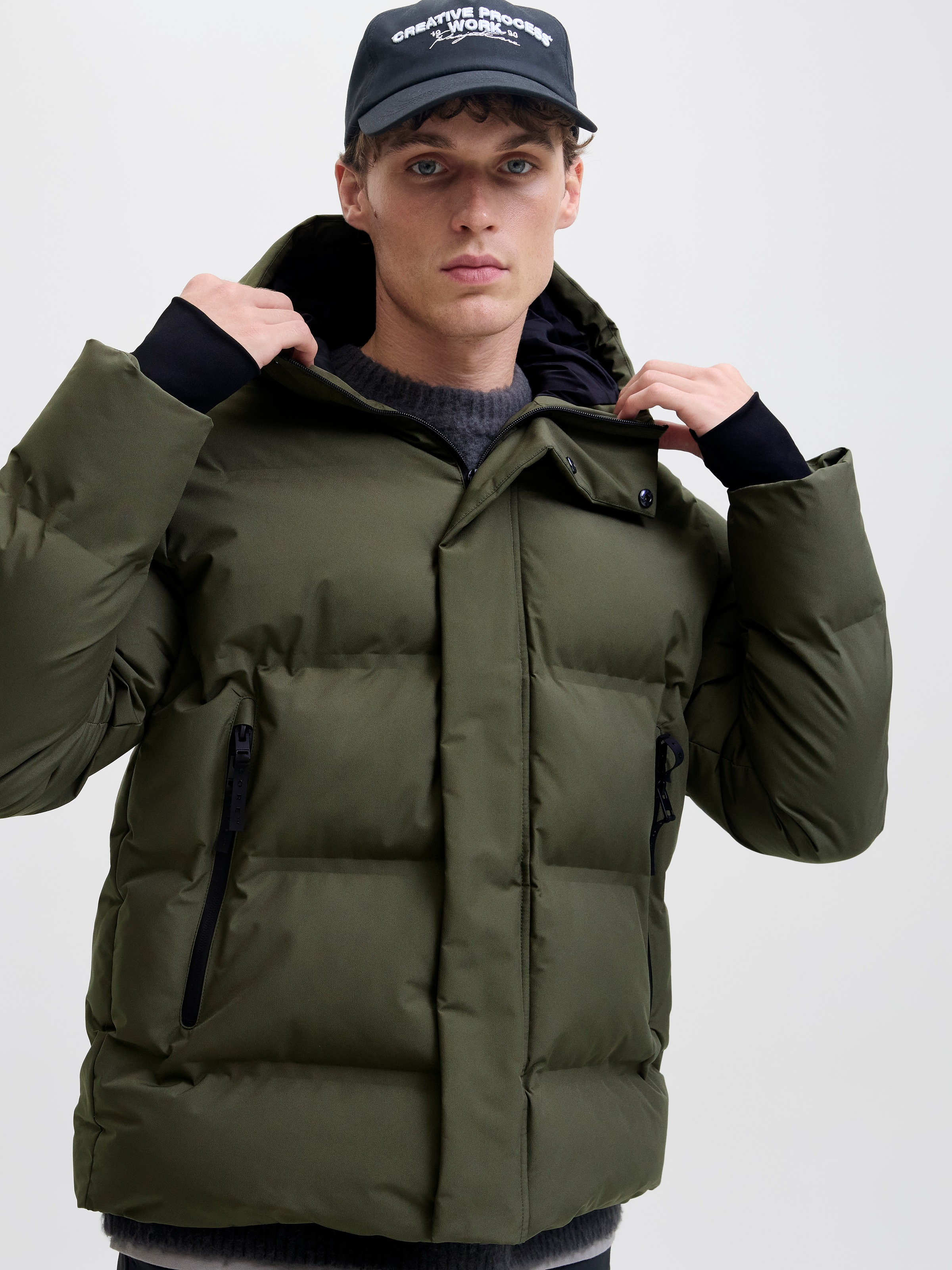Jack & Jones Steppjacke "JCOFUSION PUFFER JACKET" mit Kapuze günstig online kaufen