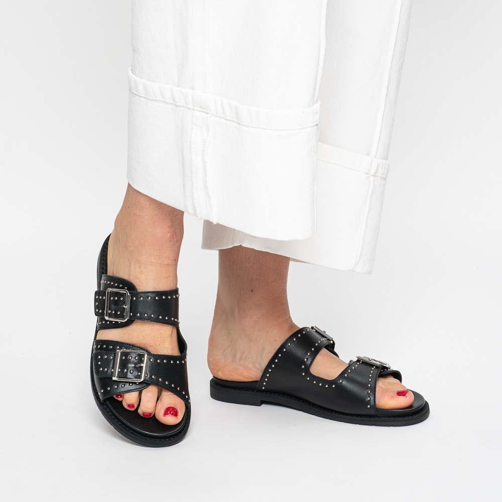 Ara Pantolette "ELBA" Blockabsatz, Schlupfschuh mit kleinen Nieten verziert günstig online kaufen