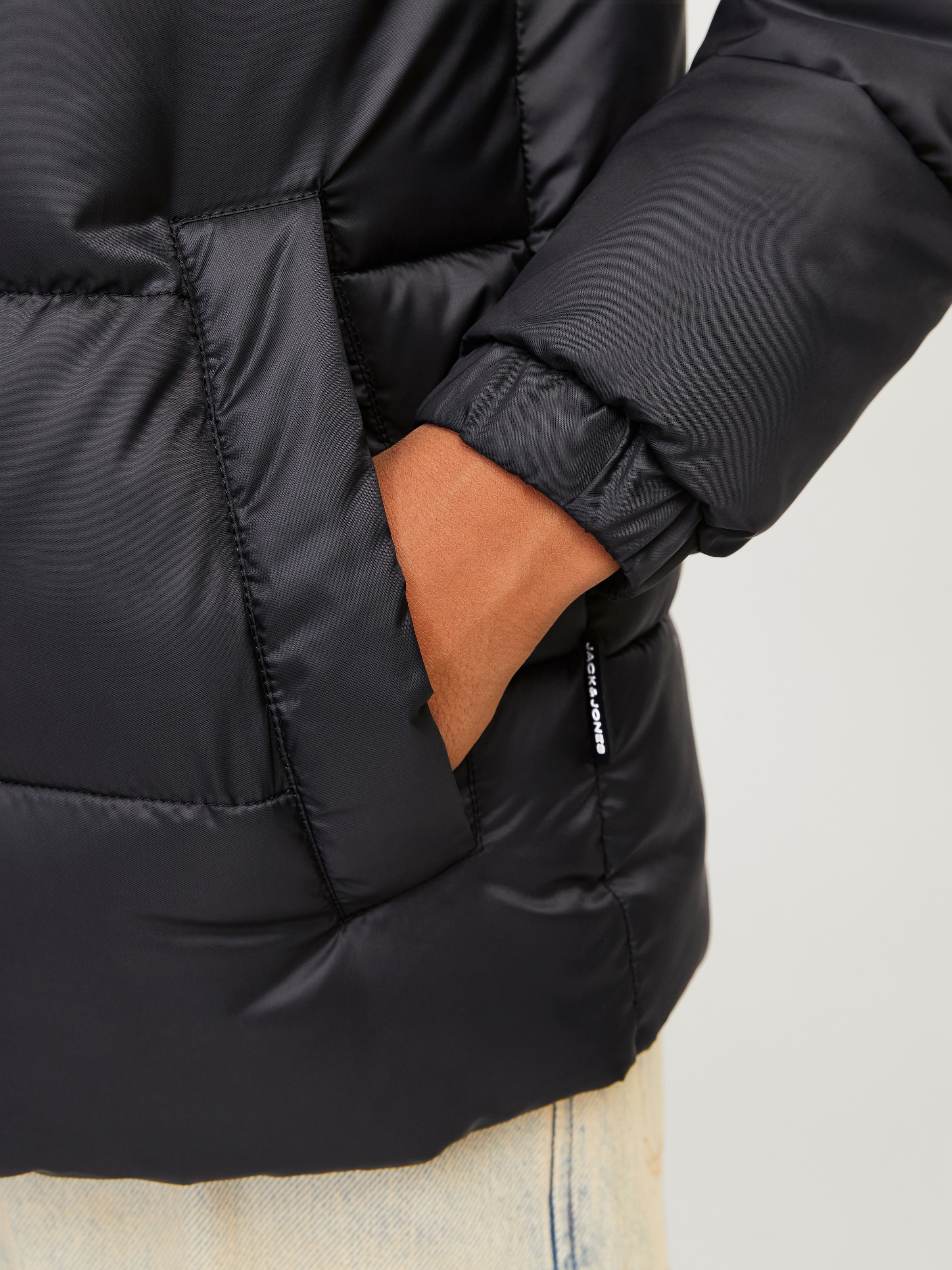 Jack & Jones Junior Outdoorjacke »JJMOON STAND COLLAR PUFFER JNR«, ohne Kapuze
