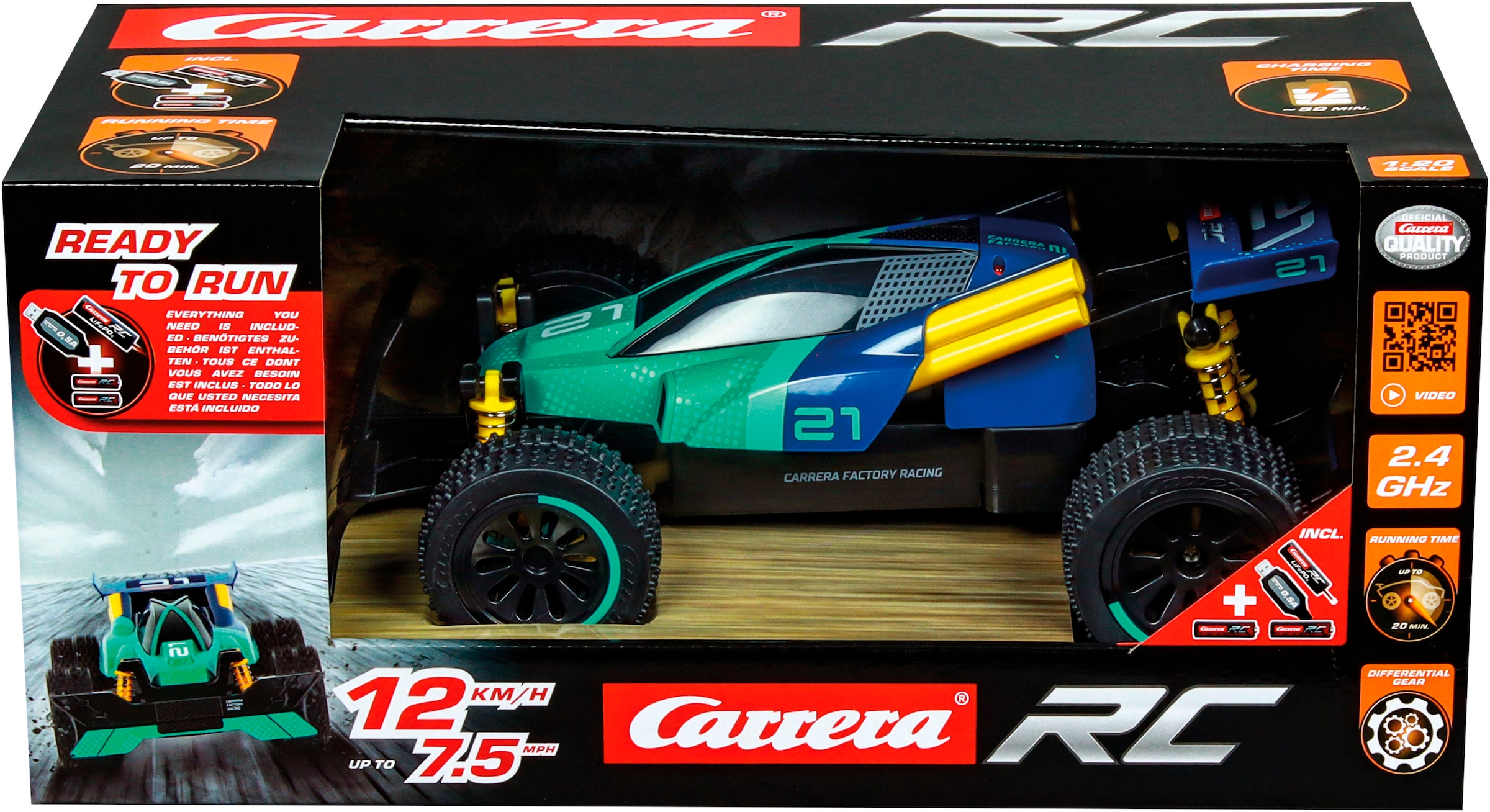 Carrera® RC-Auto »Carrera® RC, Factory Racing #21, 2,4 GHz«