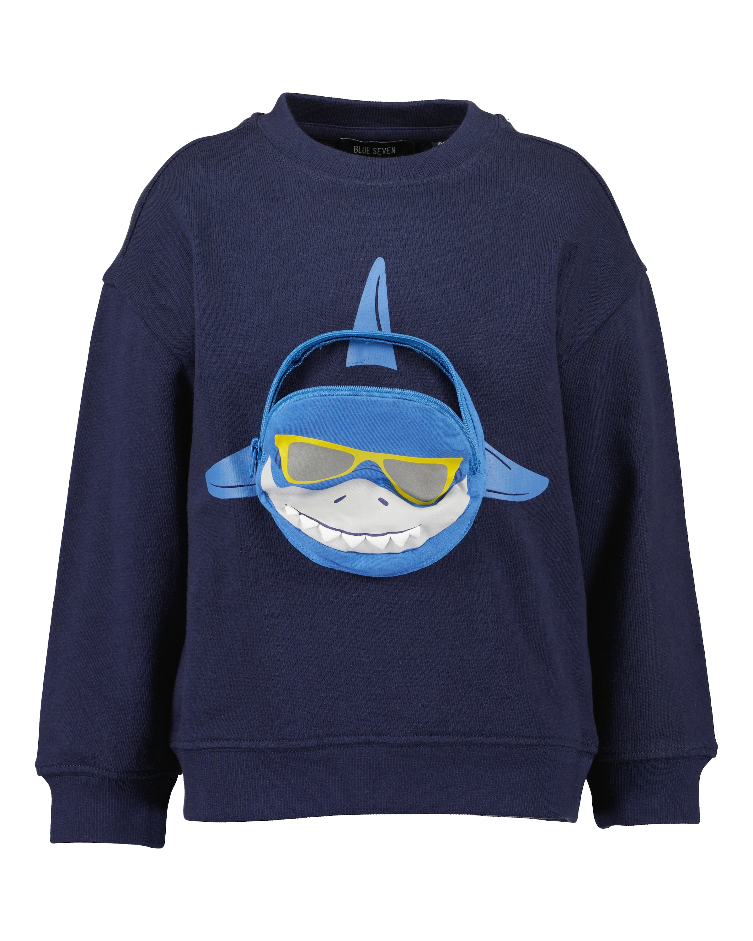 Blue Seven Sweatshirt , mit cooler aufgesetzter Tasche
