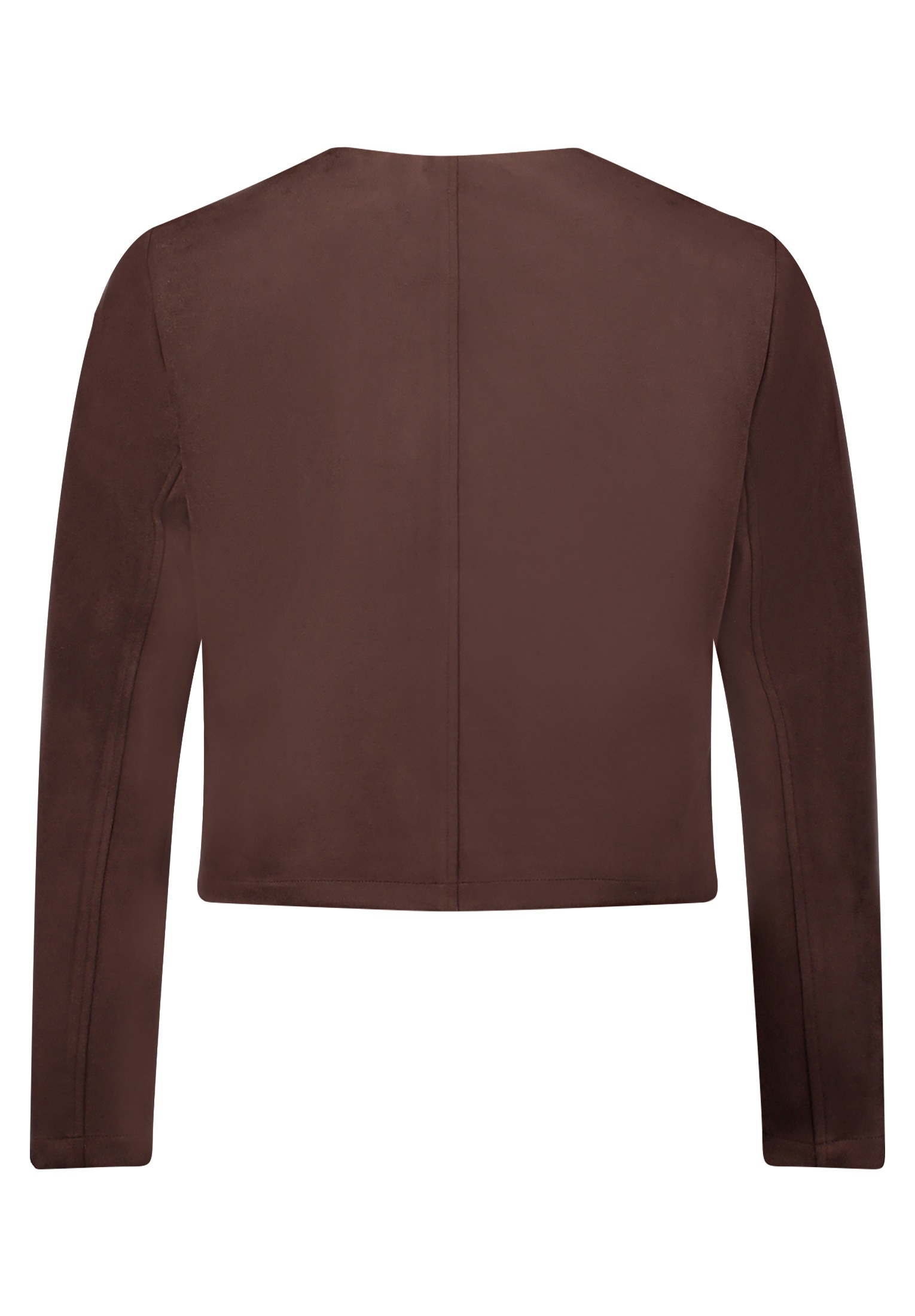 Jackenblazer BETTY BARCLAY "Damen mit aufgesetzten Taschen", Damen, Gr. 42, light maroon, Samt, Obermaterial: 95% Polyester, 5% Elasthan, gerade normal, Rundhals, Blazer 2