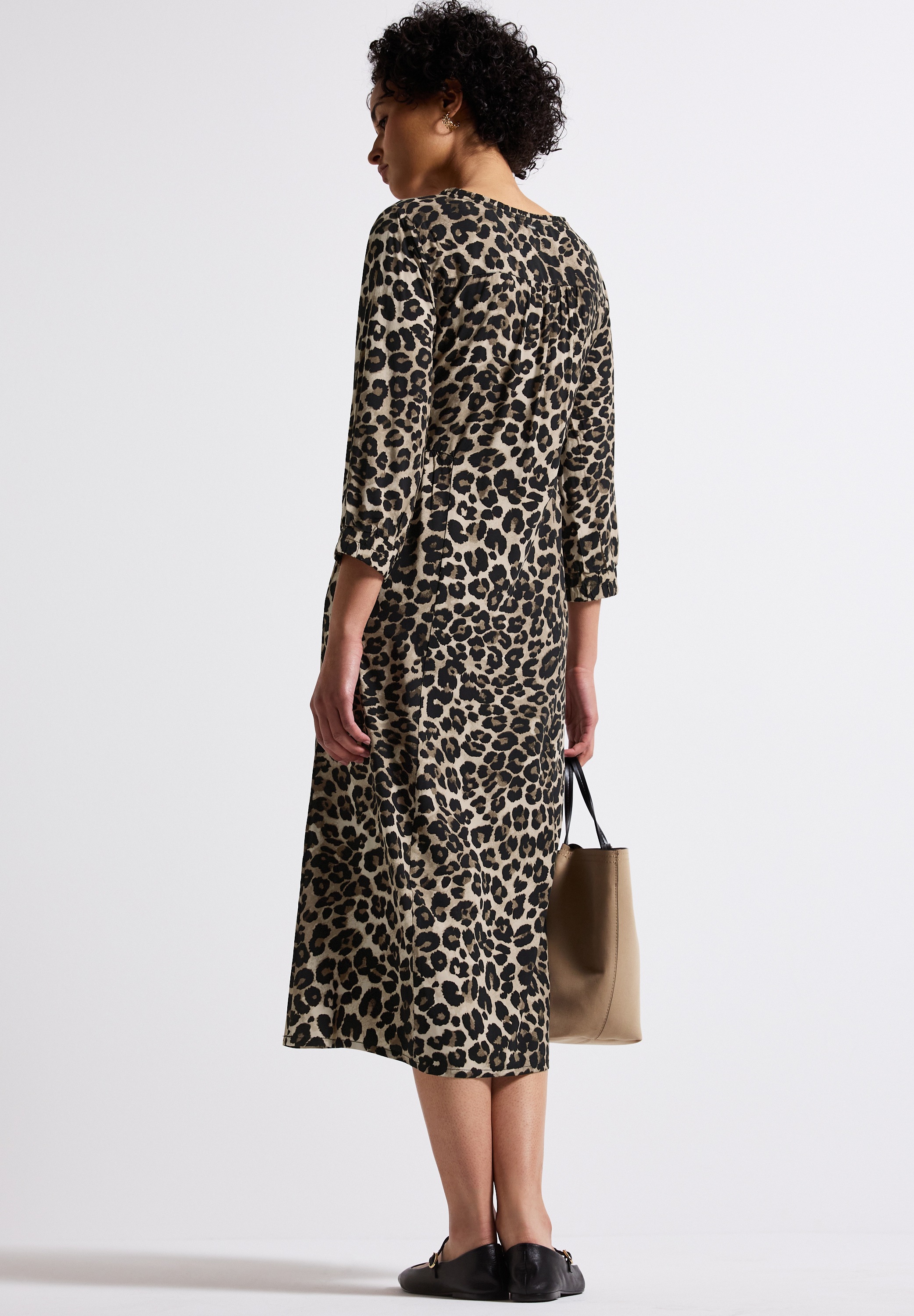 STREET ONE Midikleid Ohne Taschen mit Print günstig online kaufen