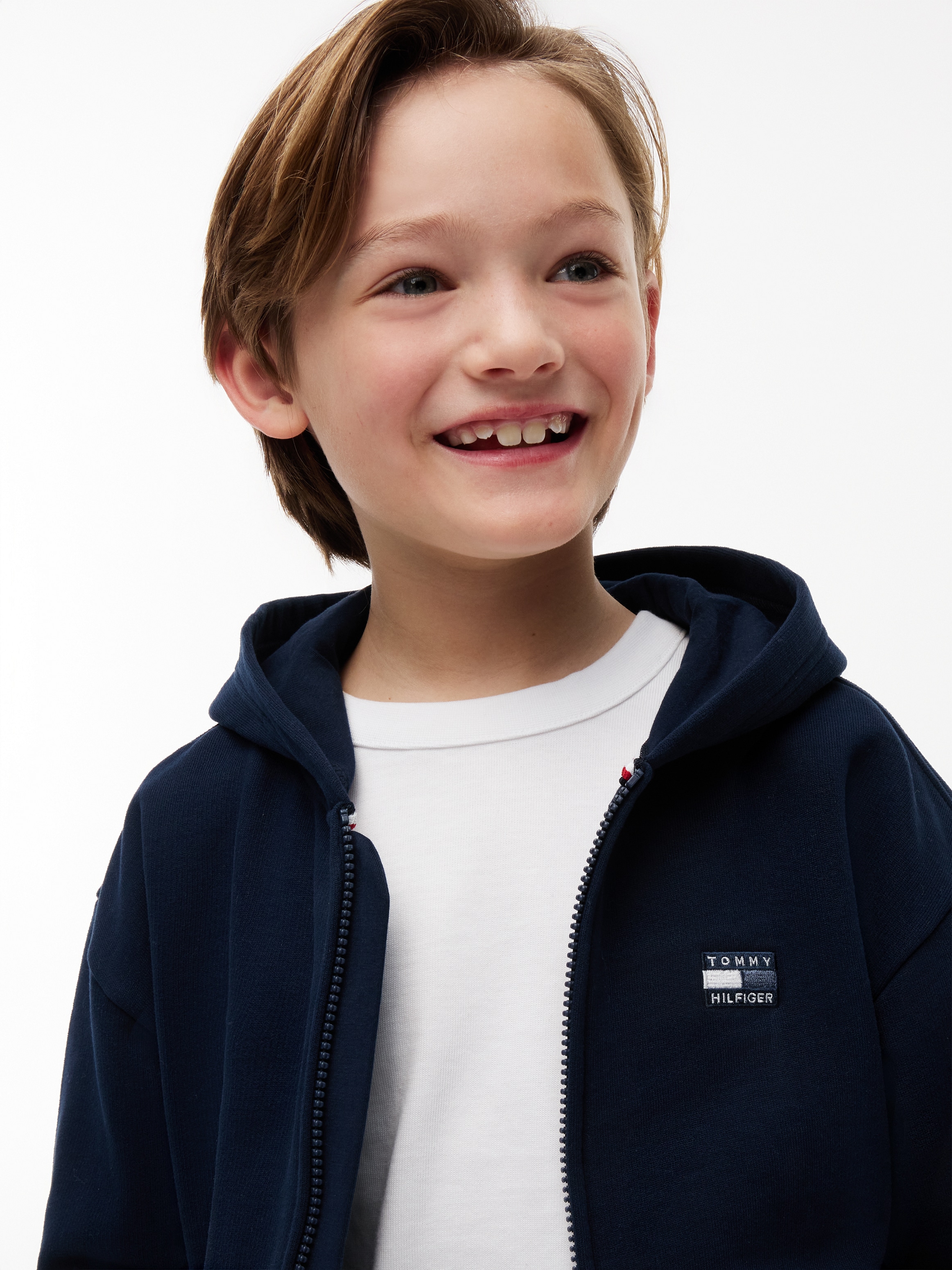 Tommy Hilfiger Kapuzensweatjacke Kinder bis 16 Jahre