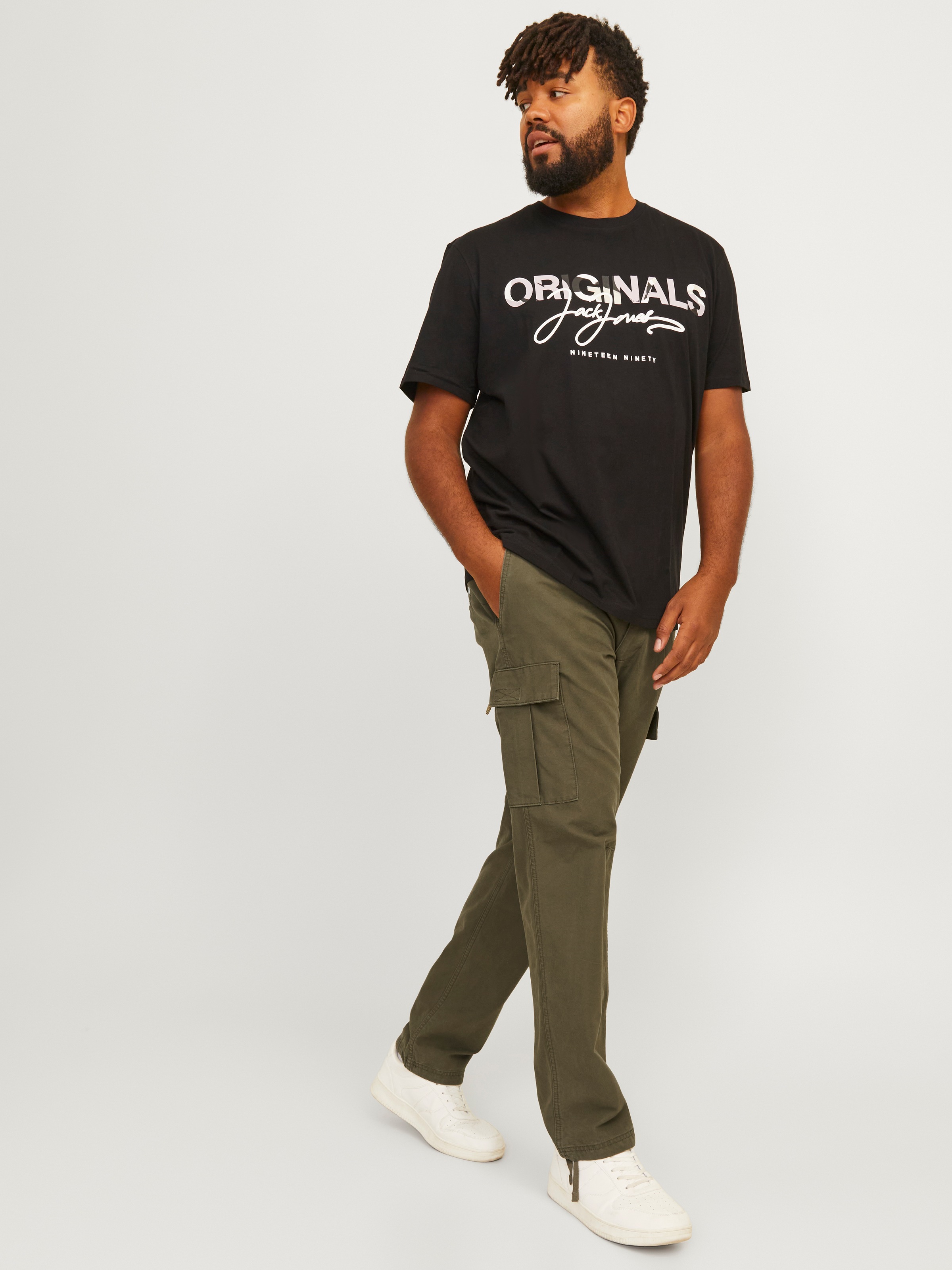 Jack & Jones PlusSize Cargohose »JPSTKANE JJBARKLEY CARGO PANT NOOS PLS«