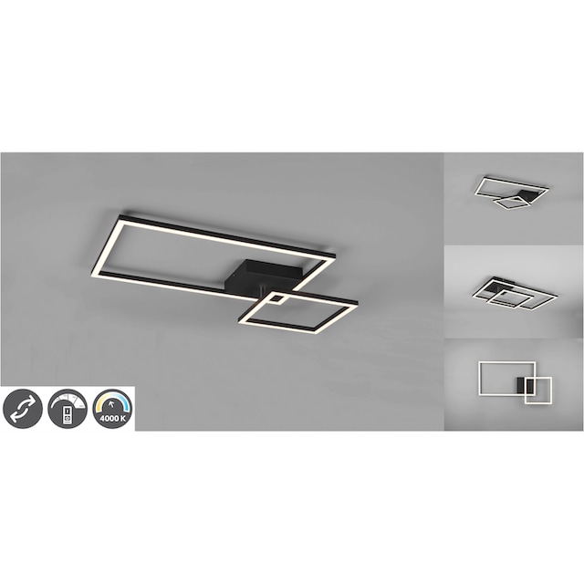 Lumen Deckenleuchte LED LED 1 Elemente, bewegliche flammig-flammig, 4000K dimmbar, Leuchten BAUR TRIO »Padella«, neutralweiß, 3000 |