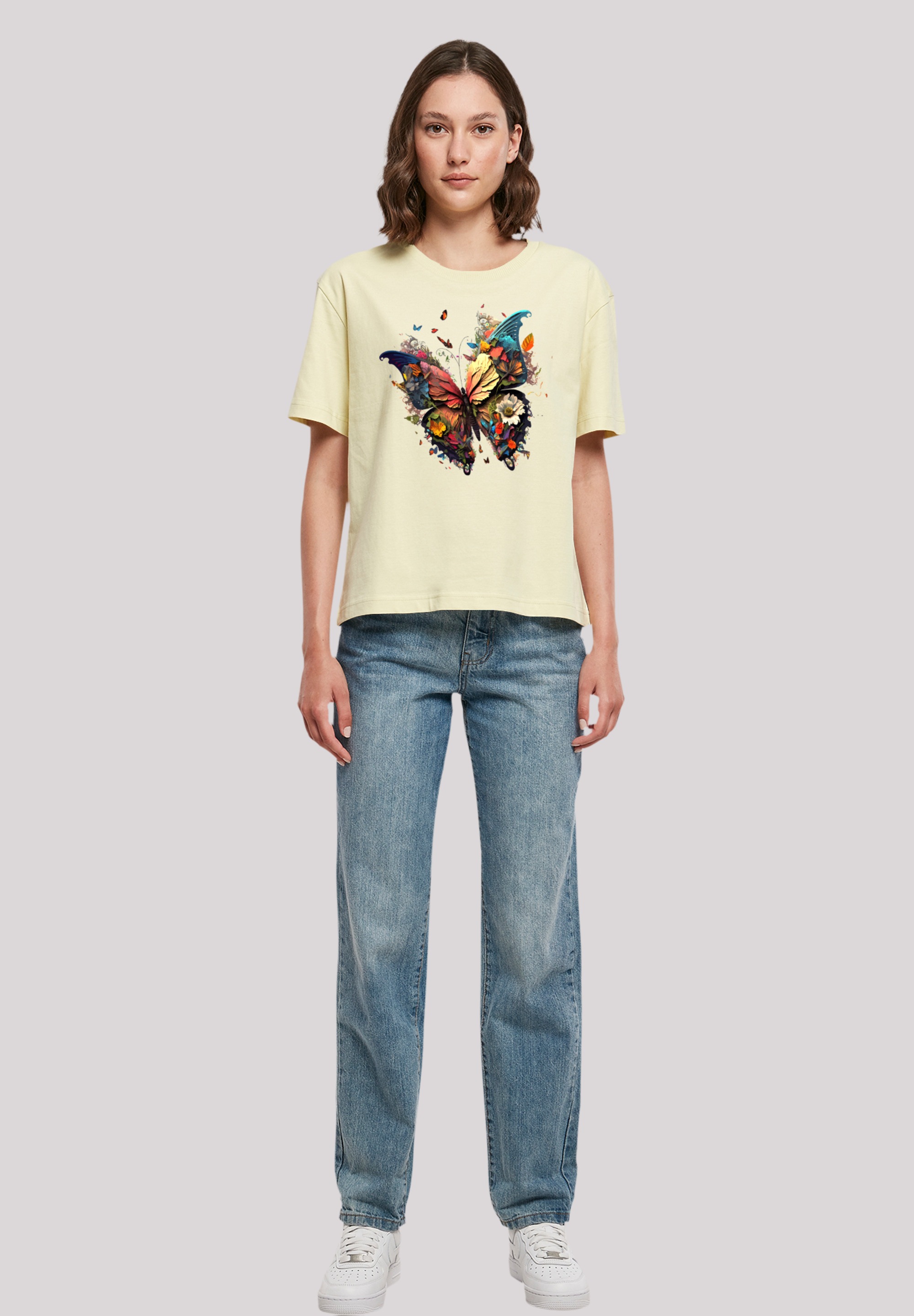 F4NT4STIC T-Shirt »Schmetterling Magic«, Print