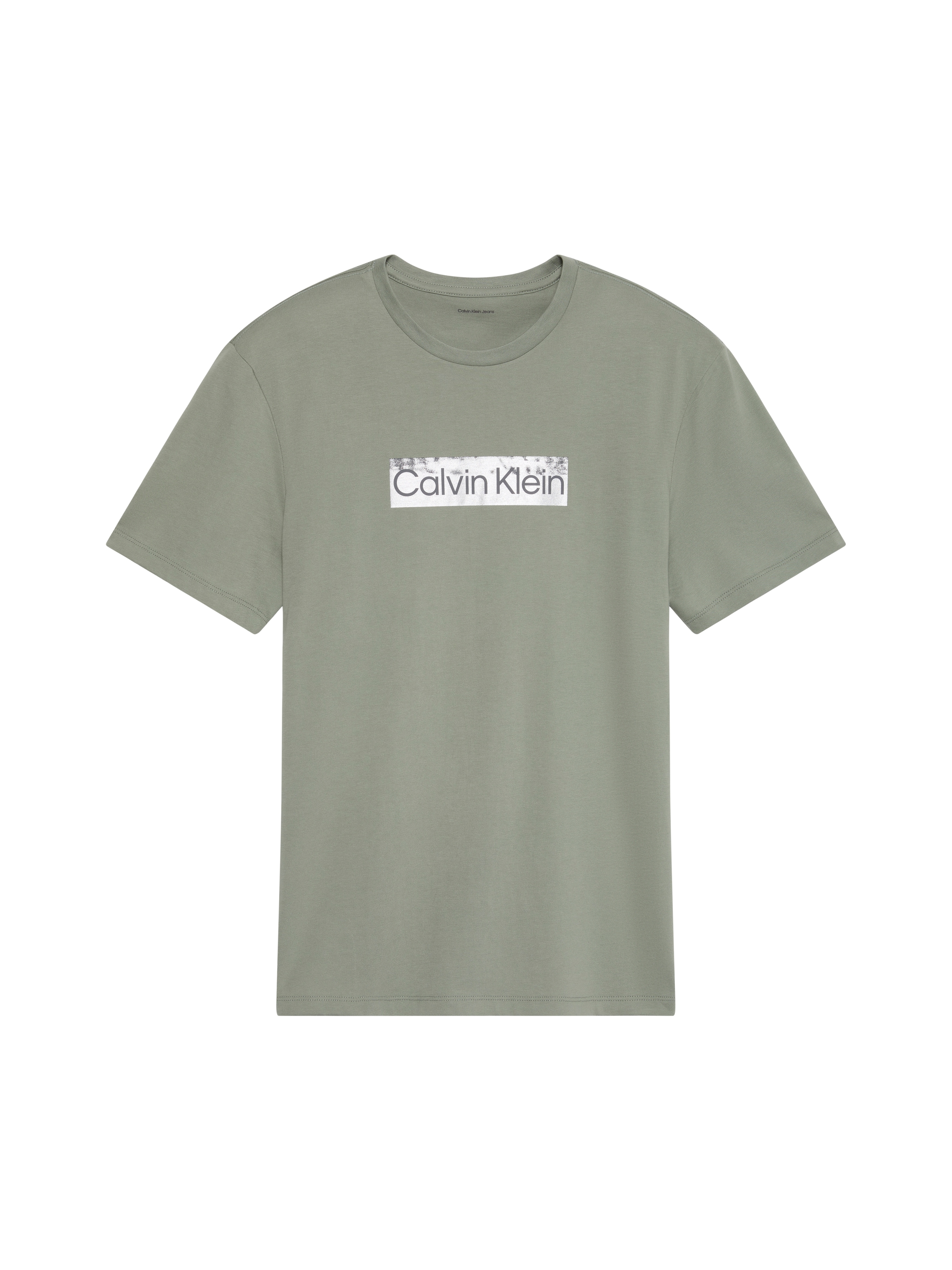Calvin Klein T-Shirt Reine Baumwolle, Regular Fit, Glanzdruck