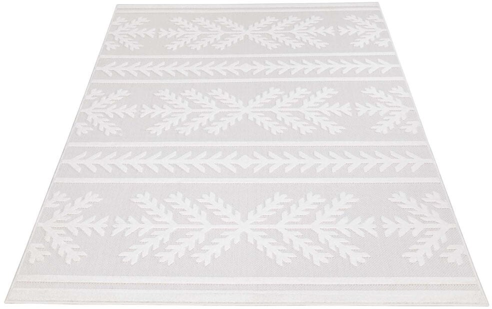 Carpet City Teppich »In-& Outdoorteppich Santorini 411, 3D-Effekt, Boho-Optik«, rechteckig, 5 mm Höhe, Wetterfest & UV-beständig für Terrasse, Balkon, Küche, Flur