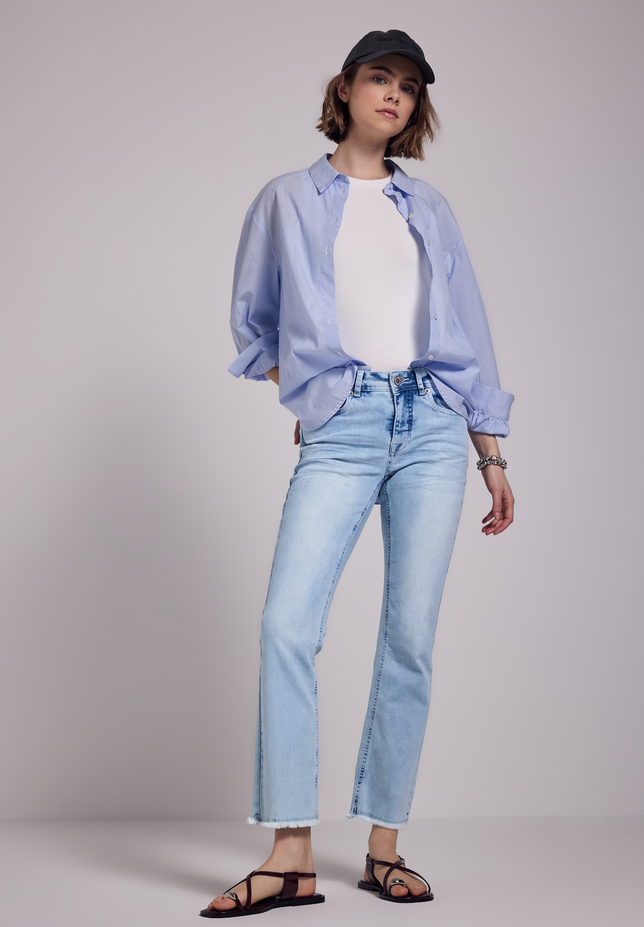 STREET ONE STUDIO Skinny-fit-Jeans, Middle Waist