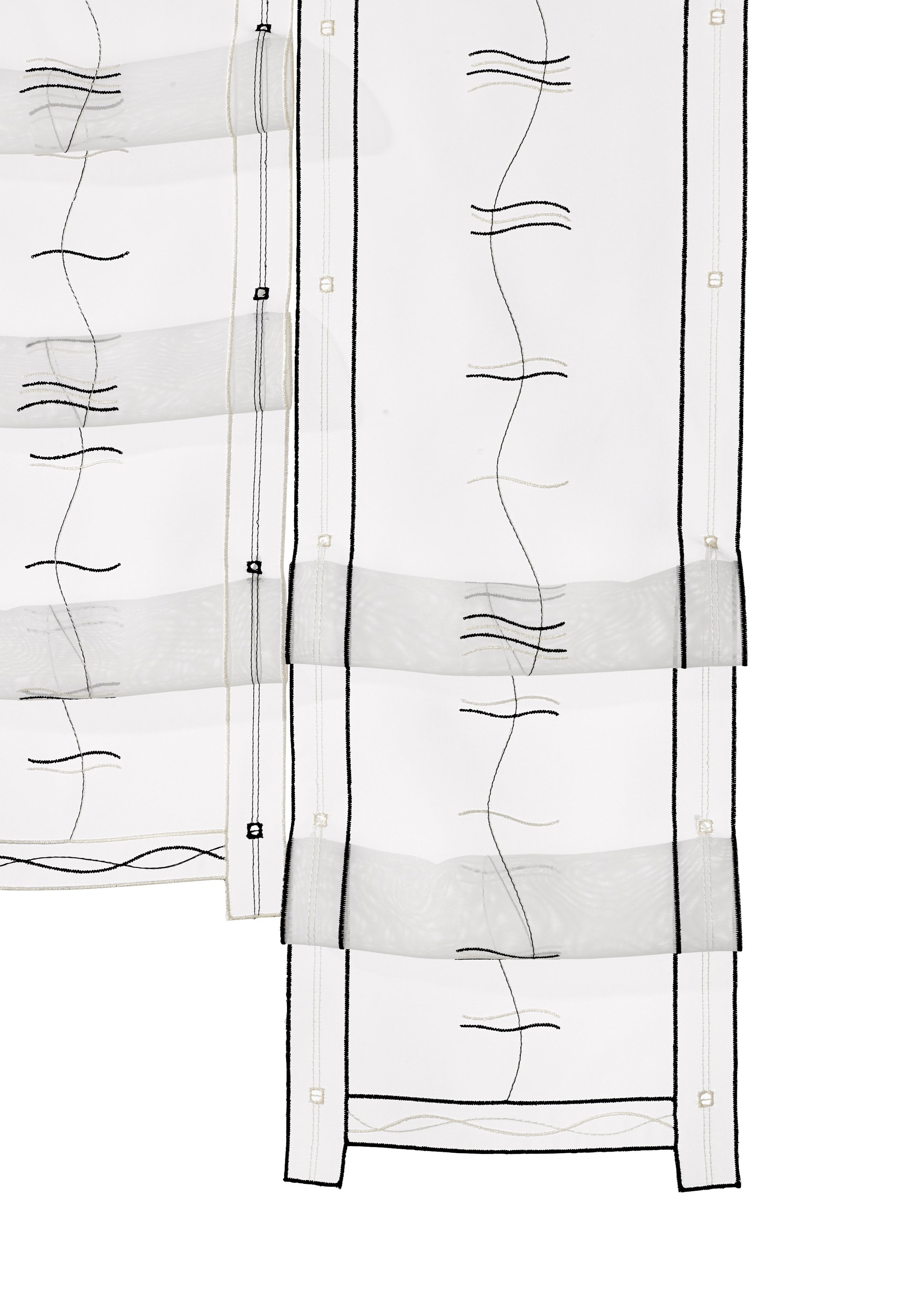 Thumbnail - Weckbrodt Scheibengardine "Selina", (1 St.), Hochraff, Gardine, Voile, echte Stickerei, transparent, Store