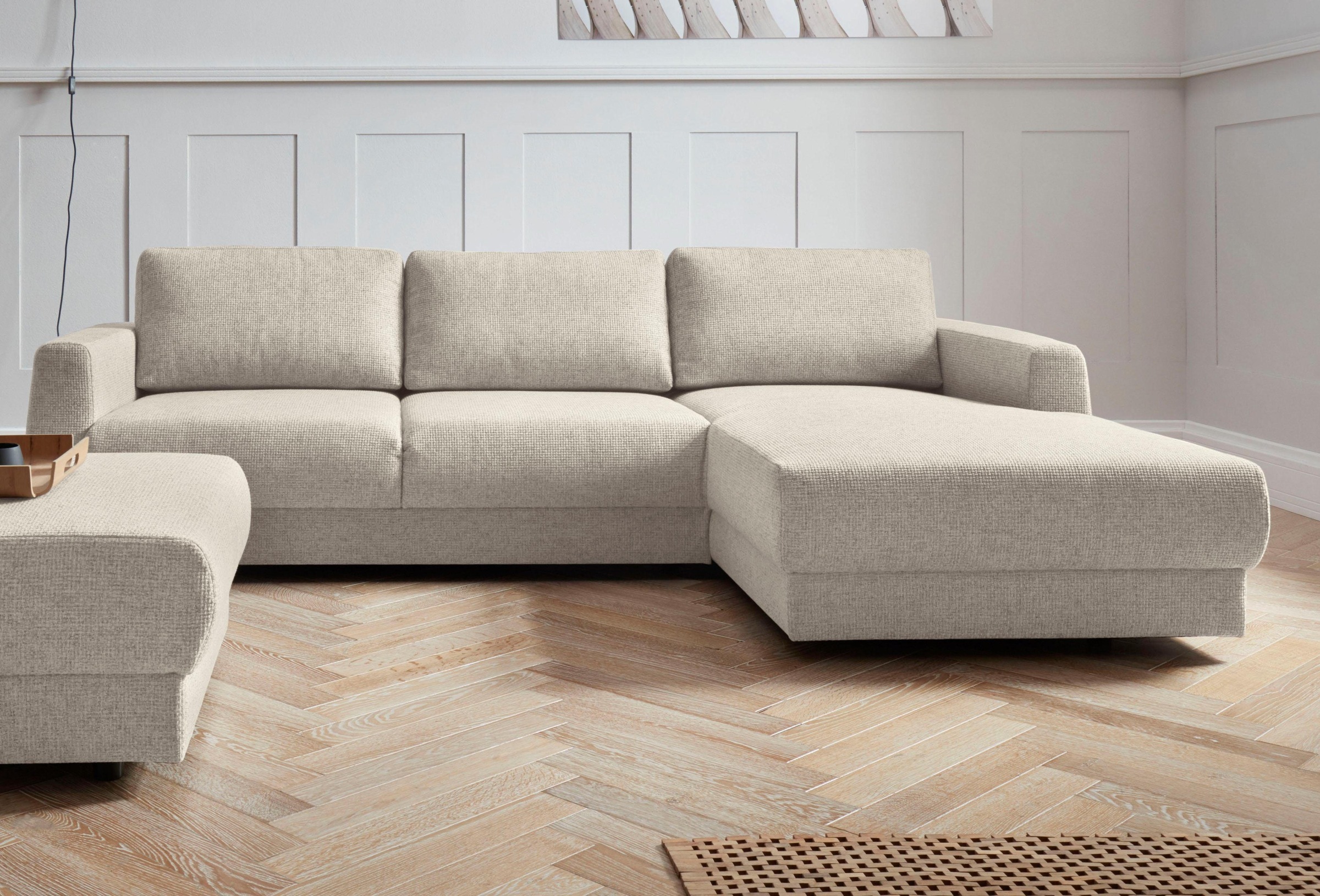 OTTO home Ecksofa "Hobro L-Form" in 3 Bezugsqualitäten in vielen Farben