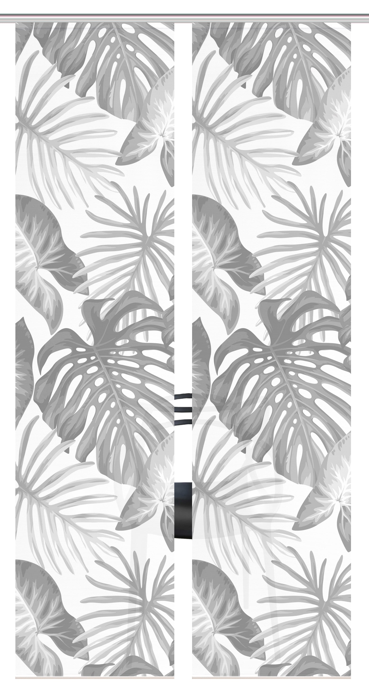 Vision S Schiebegardine "SANJA" Paneelwagen 2 Stk. tlg. Schiebevorhang,Bamb günstig online kaufen