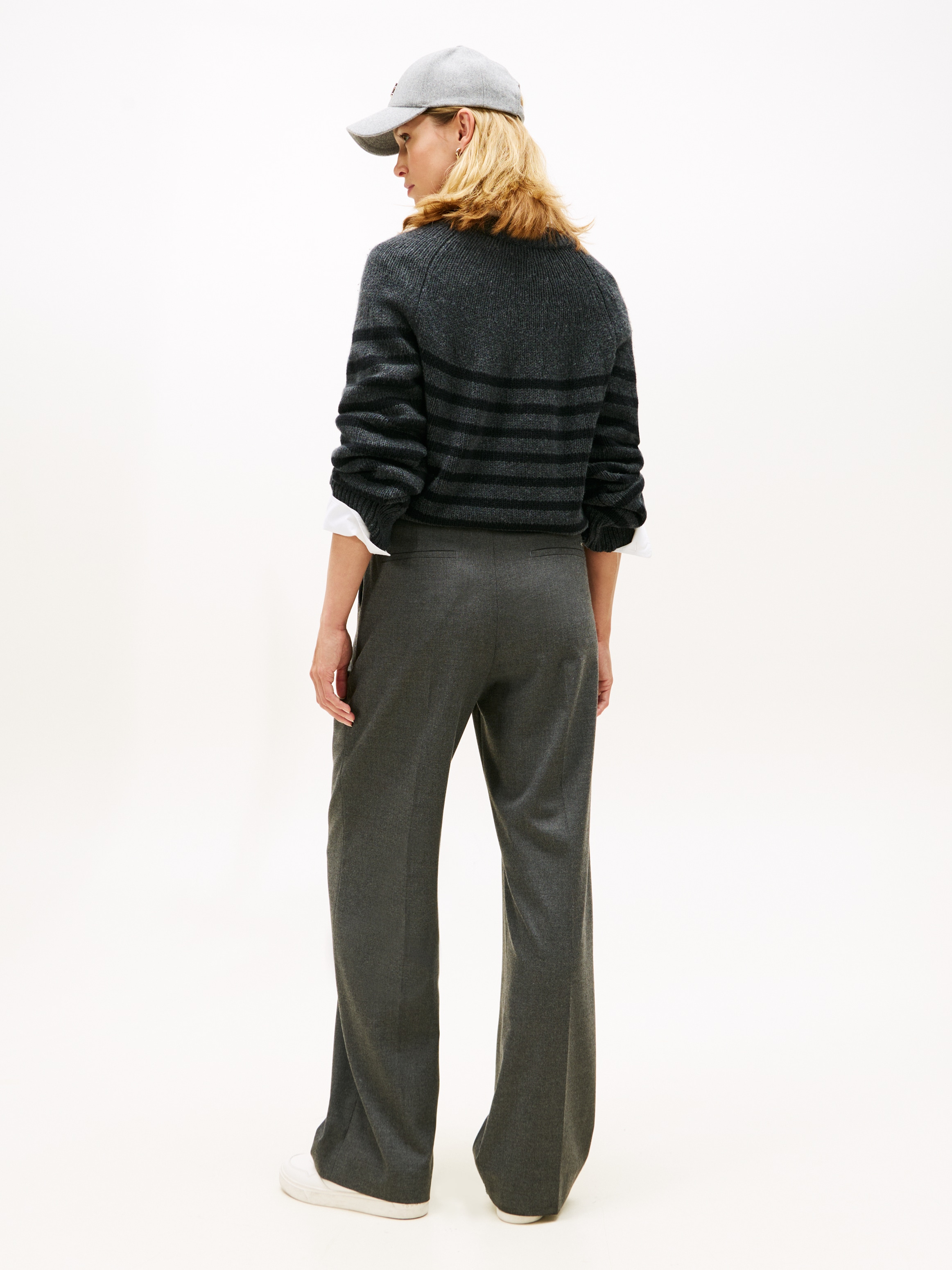 Tommy Hilfiger Anzughose »FLANNEL RELAXED STRAIGHT PANT«