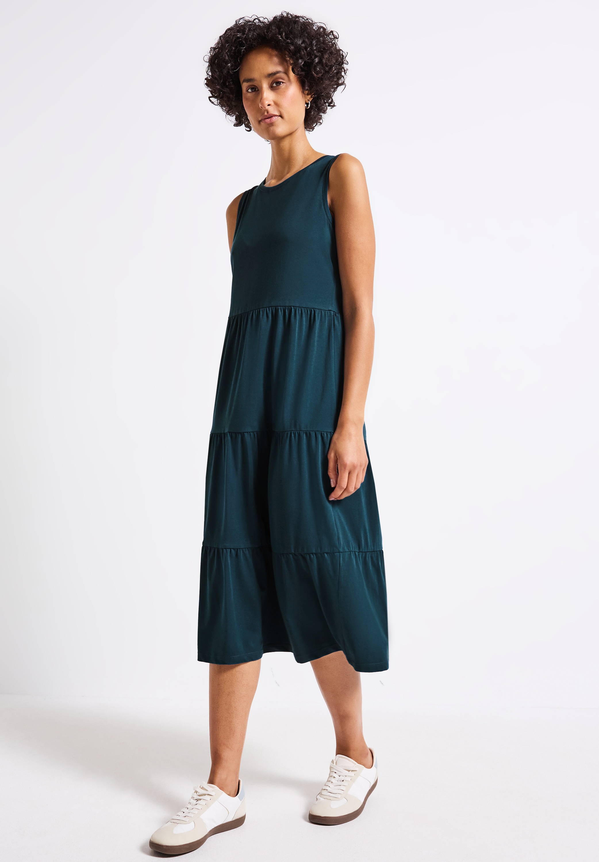 STREET ONE Jerseykleid, in Unifarbe günstig online kaufen