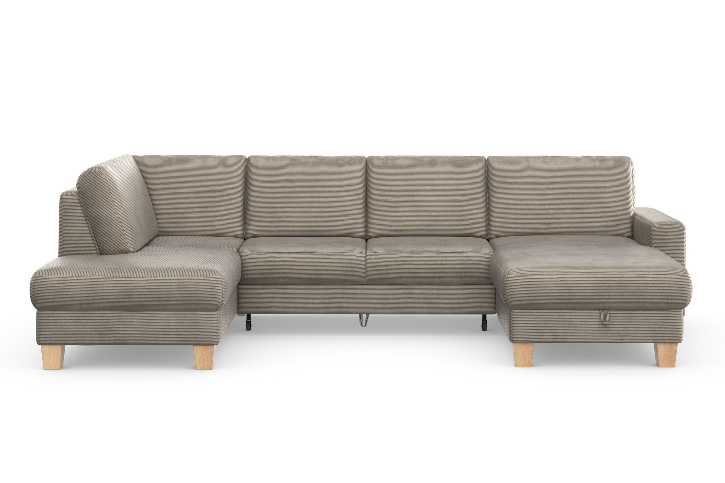 Home affaire Wohnlandschaft "Summer U-Form" mit oder ohne Bettfunktion und günstig online kaufen