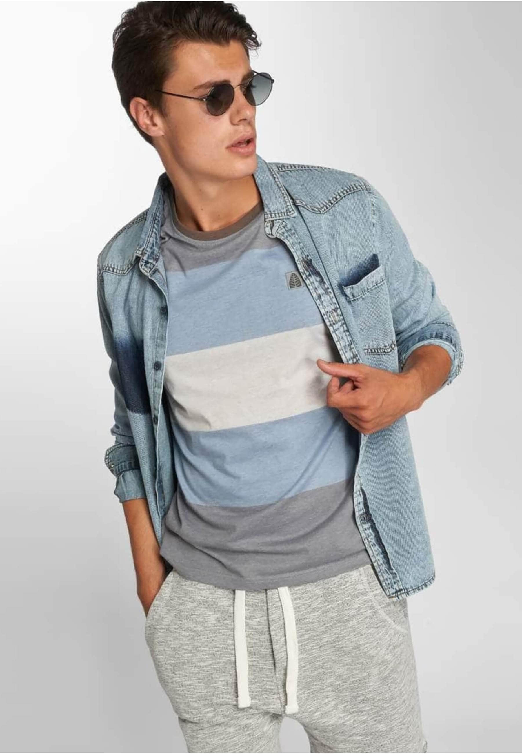 Just Rhyse Kurzarmshirt »Just Rhyse Herren Just Rhyse Seaside T-Shirt«, (1 tlg.)