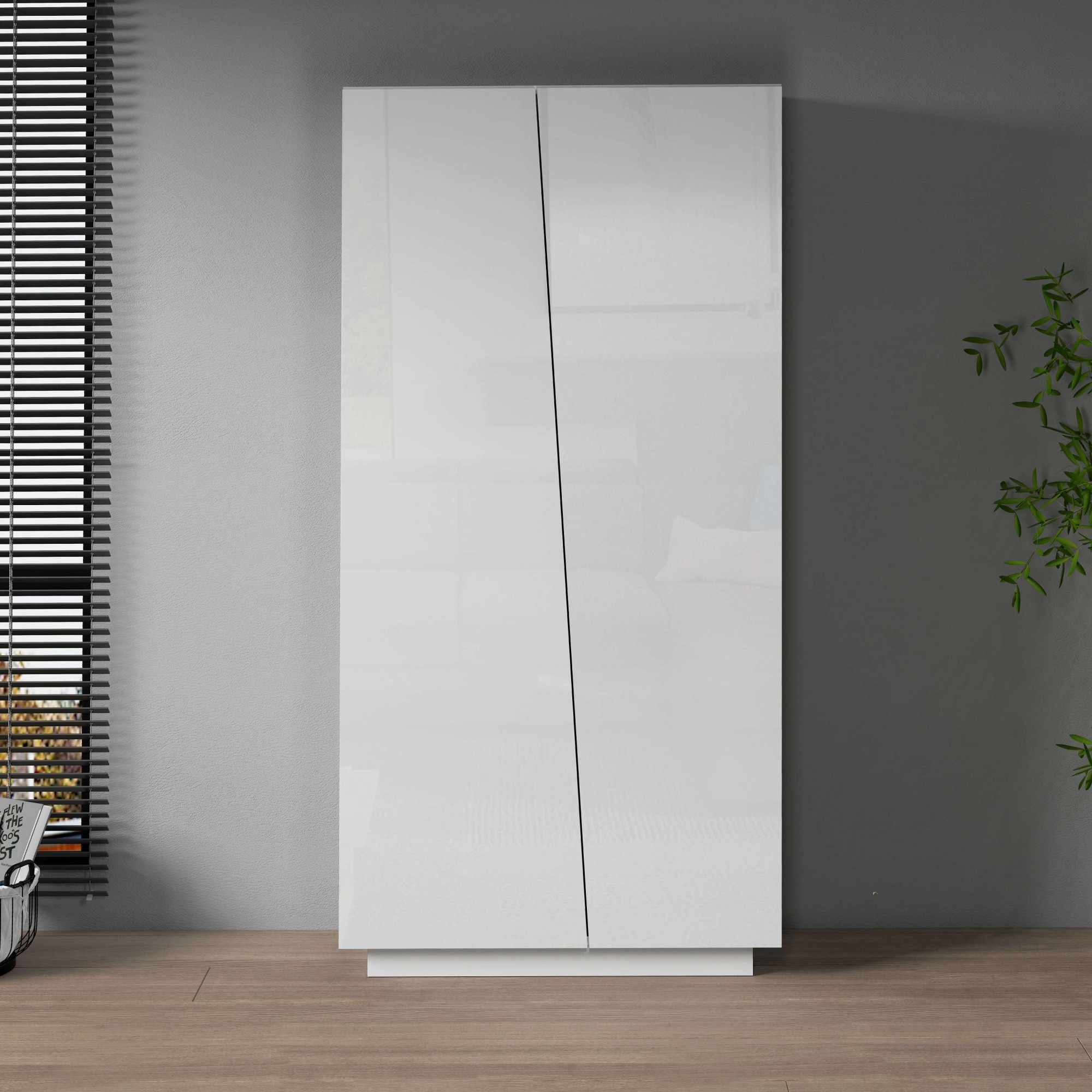 INOSIGN Aktenschrank »Vega, Mehrzweckschrank, Büroschrank, mit 2 Türen«, & verstellbaren Einlegeböden, Höhe 86 oder 166 cm, Made in Italy