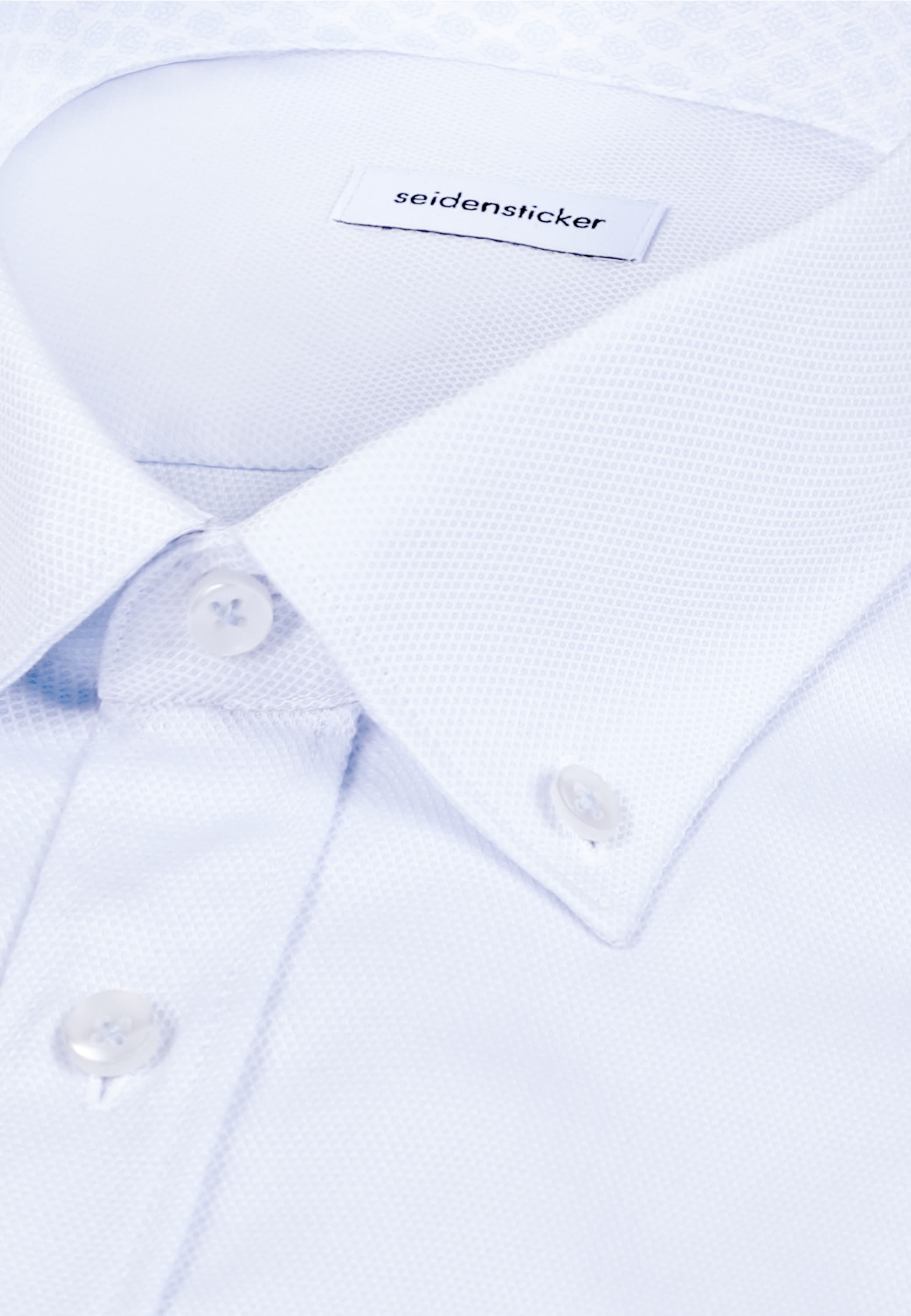 seidensticker Businesshemd »Schwarze Rose« Slim 1/2 Button-Down-Kragen Struktur