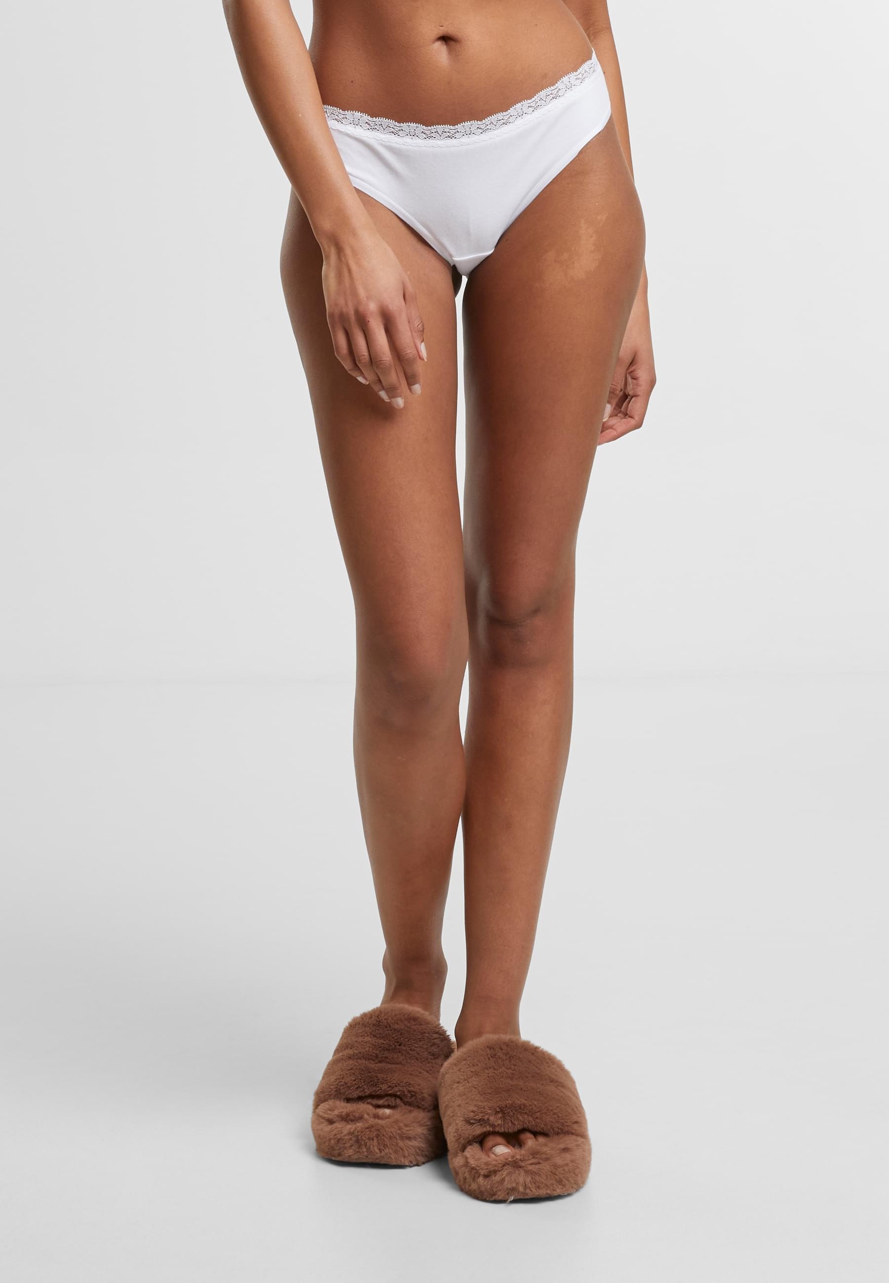 URBAN CLASSICS Panty »Urban Classics Ladies Basic Cotton Brazilian Lace 5-Pack«