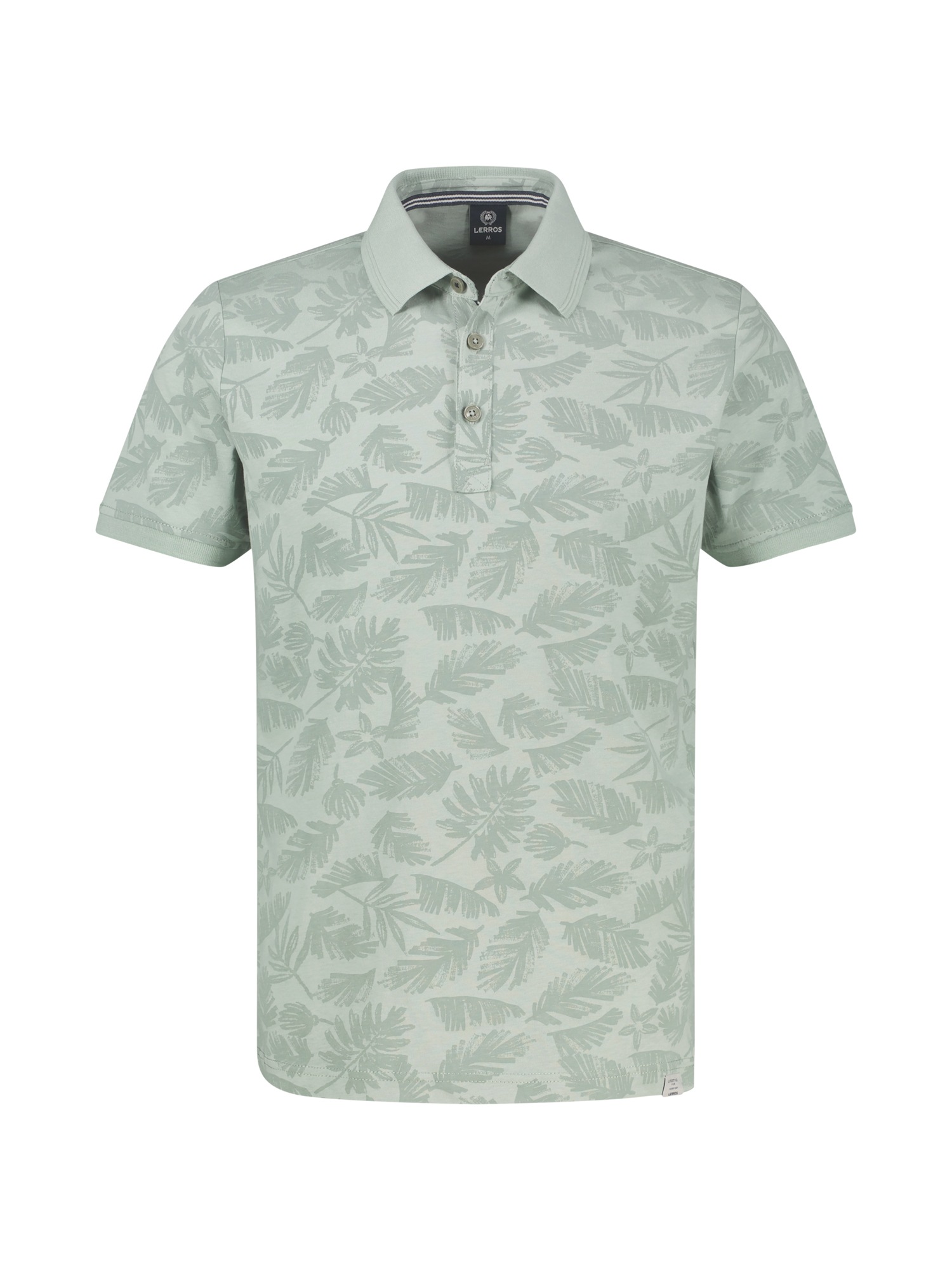 LERROS Poloshirt »Poloshirt mit stylishem Blumen-Print und bequemen Bündchen«