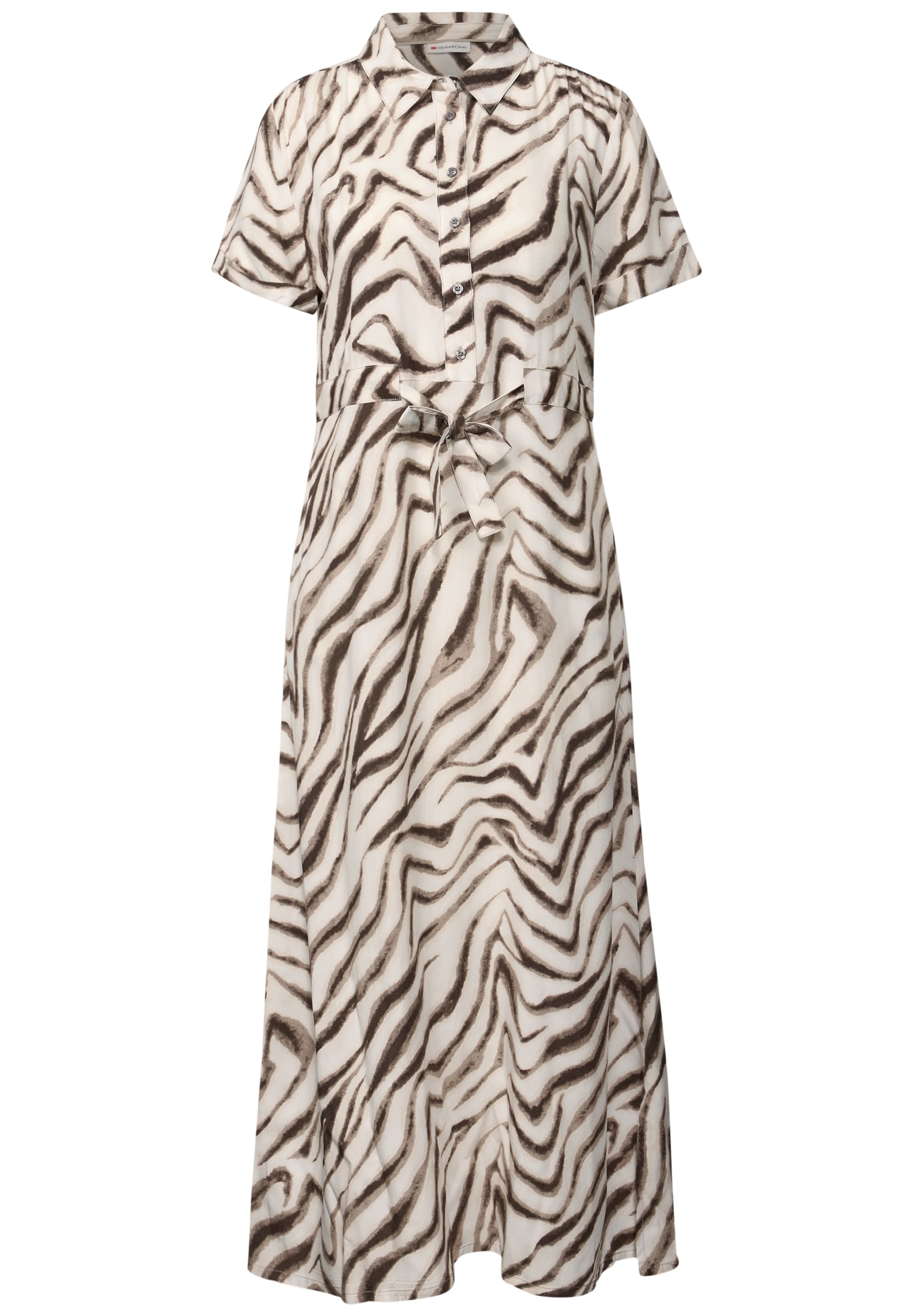 STREET ONE Maxikleid, mit Knopfleiste