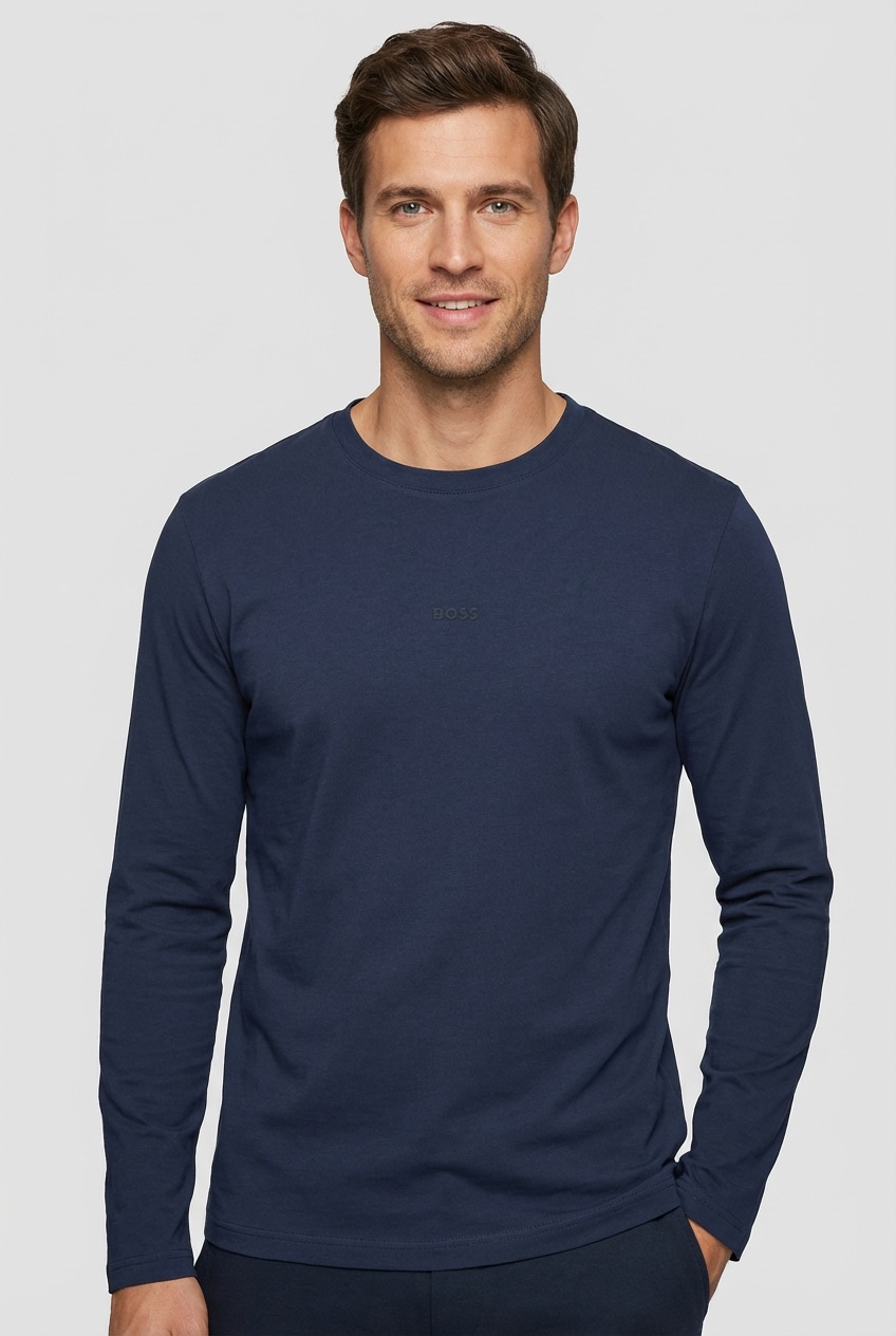 BOSS ORANGE Langarmshirt "TChark" Rundhalsausschnitt, Regular Fit, mit BOSS günstig online kaufen