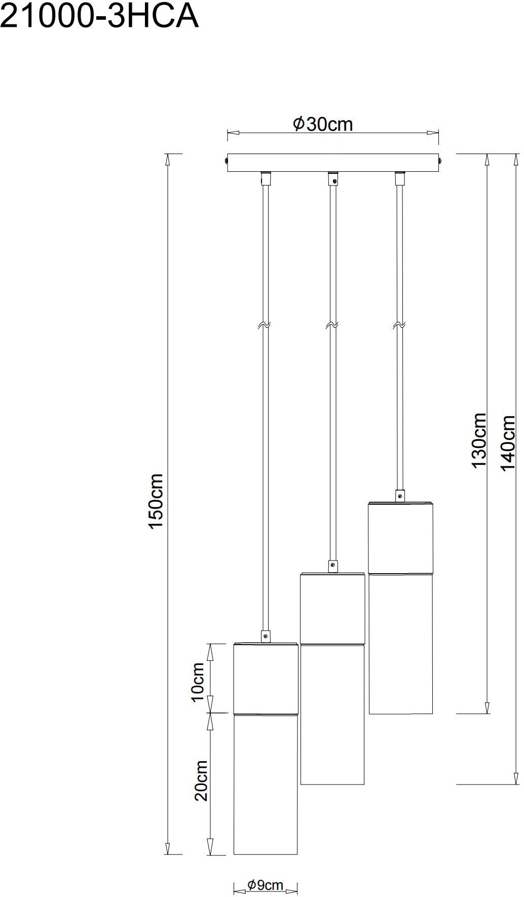GLOBO LIGHTING Hängeleuchte »ANNIKA« E27 1 Stk. Hängeleuchte Cappuccino, Rauchglas Rillen, 3 Höhen, E27