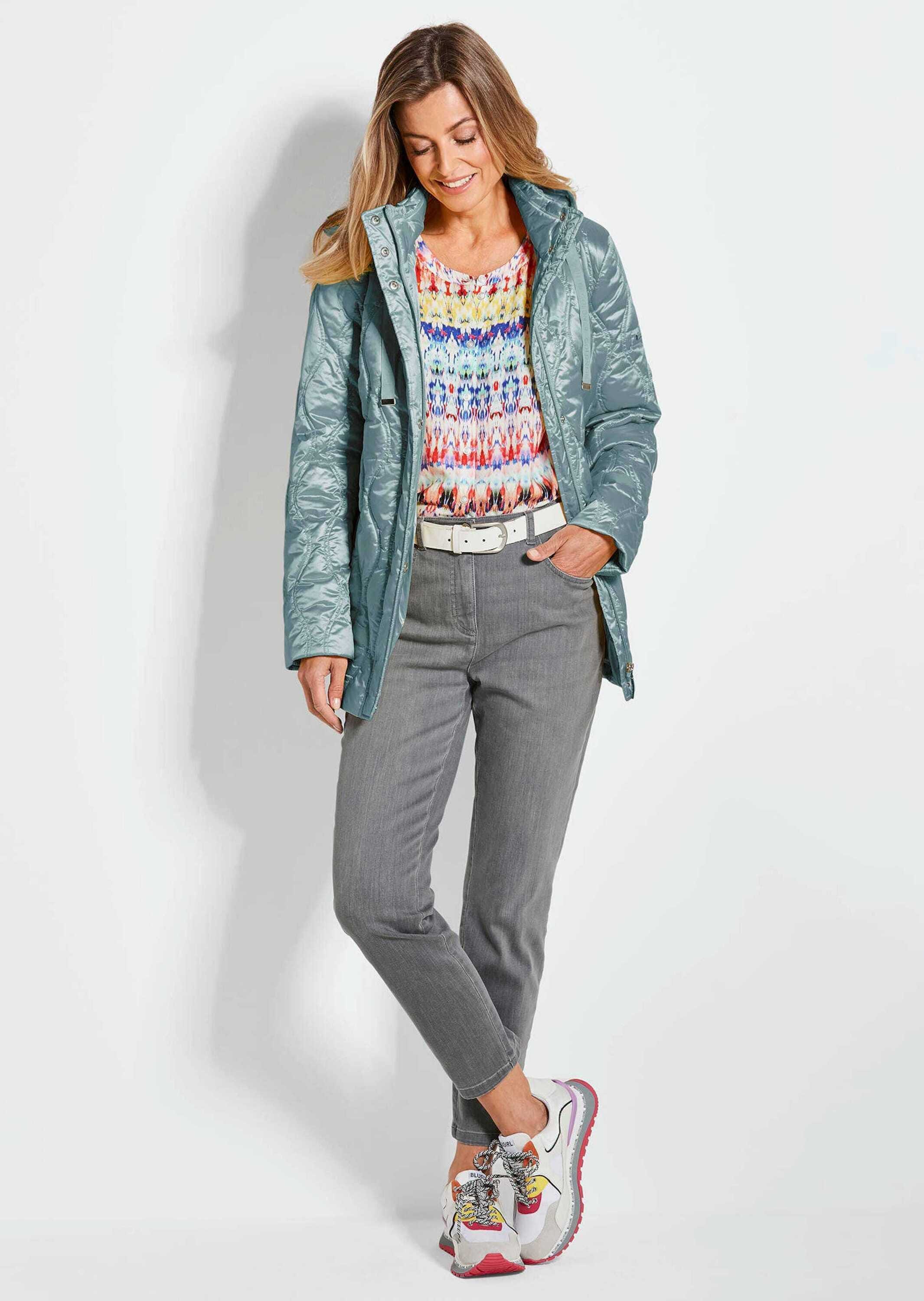 GOLDNER Kurzjacke »Kurzgröße Herbstjacke Damen mit welliger Steppung im sportlichen Look«