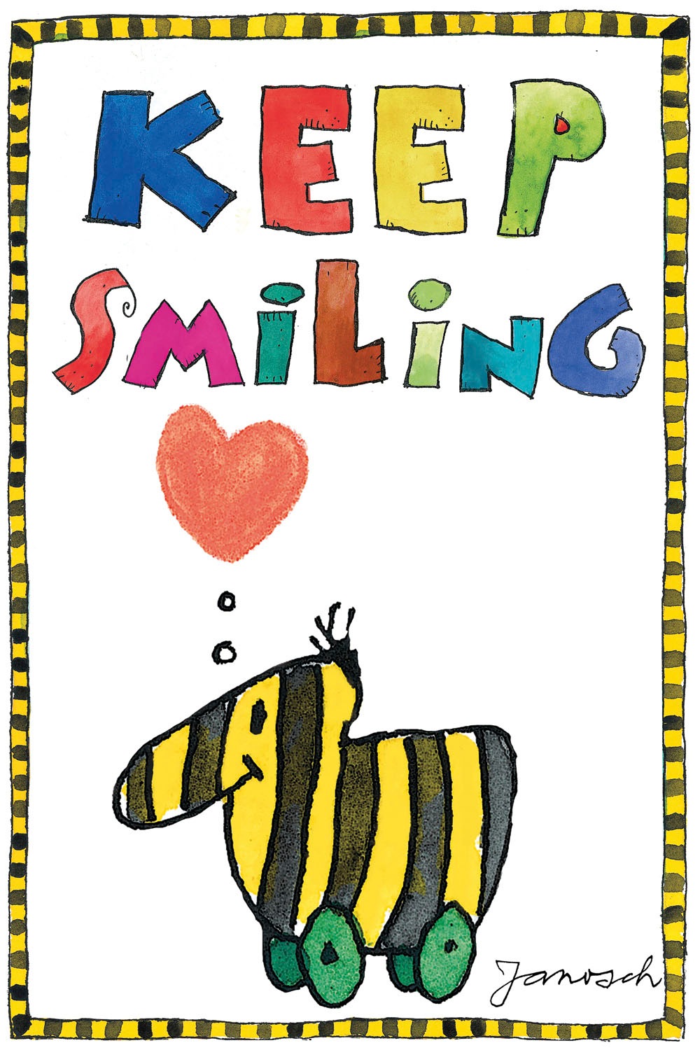 LuckyLinde Leinwandbild "Tigerente mit Herz" Ente  Enten  Figuren  Filmfigu günstig online kaufen