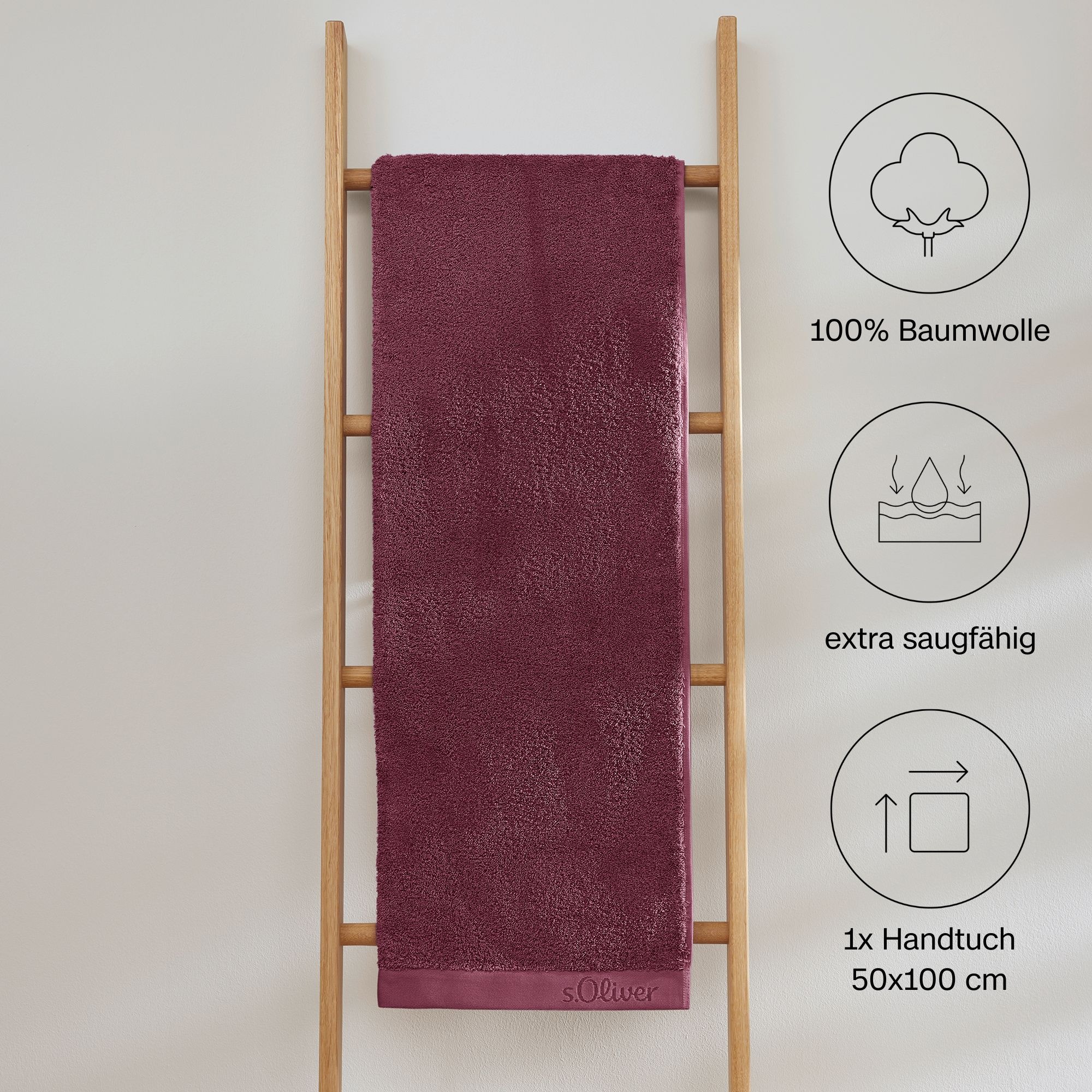 s.Oliver Handtuch "s.Oliver, Premium Qualität, 600 gr/m², auch als Sets erh günstig online kaufen
