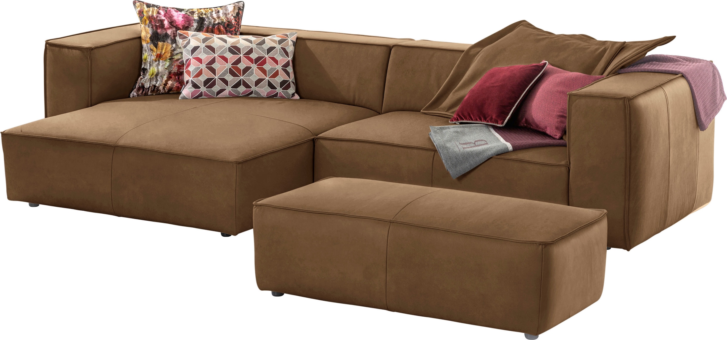 W.SCHILLIG Ecksofa "around-the-block, modern und elegant, bequem, L-Form", günstig online kaufen