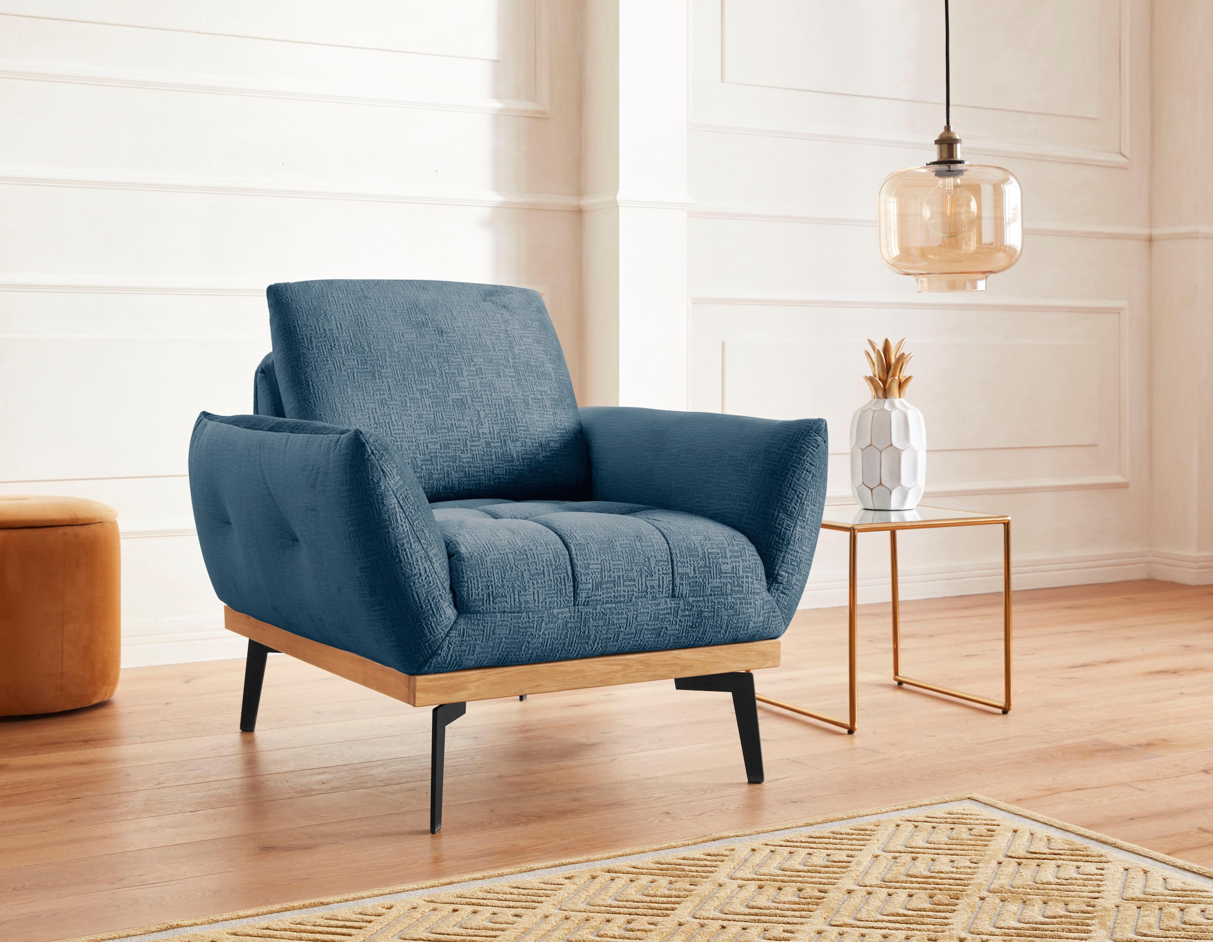 exxpo - sofa fashion Sessel "Palic, Loungesessel mit Rückenverstellung, hoh günstig online kaufen