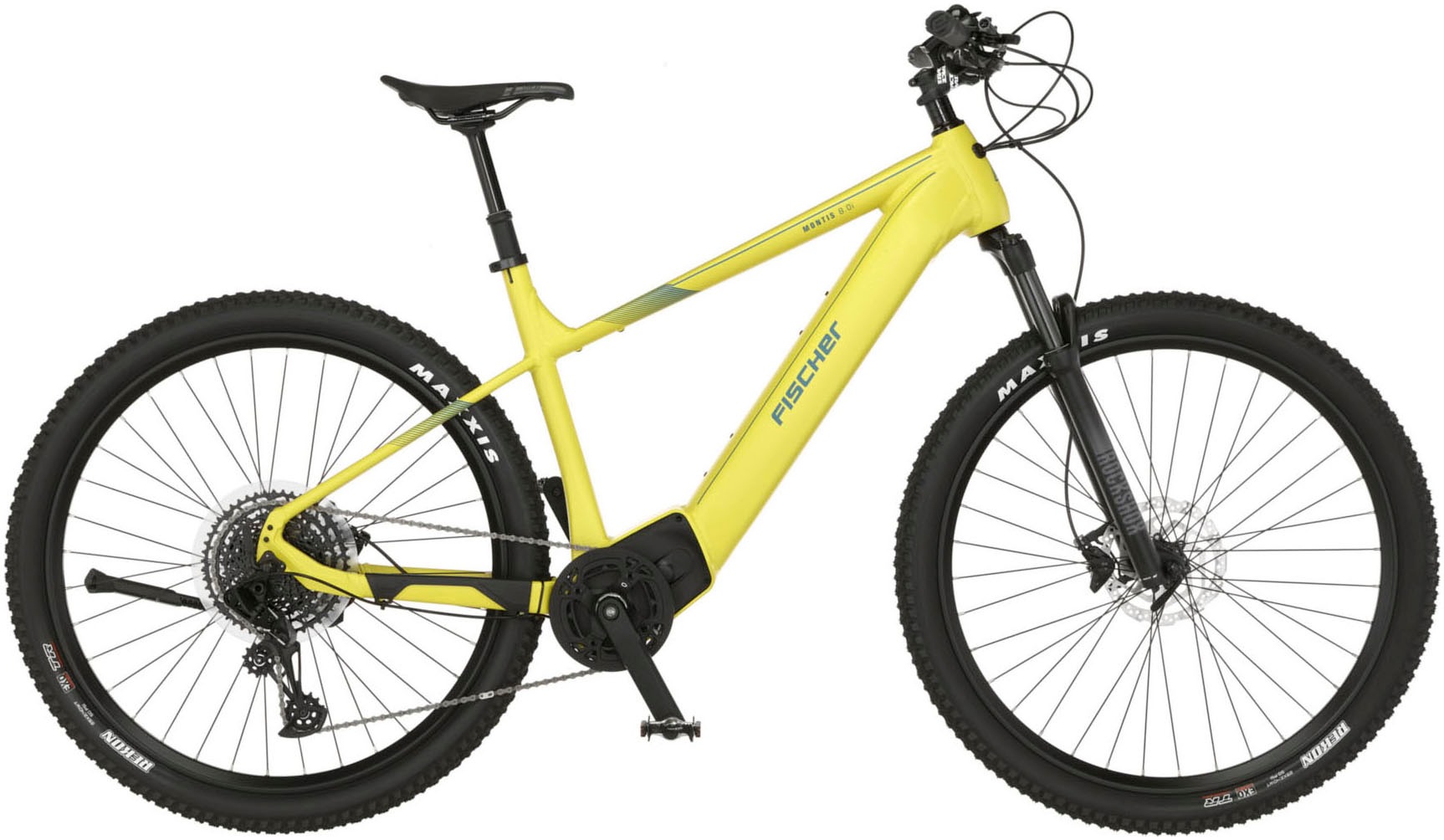 FISCHER Fahrrad E-Bike "MONTIS 8.0i 711 43", 12 Gang, SRAM, SX 11-50 Kettenschaltung, (mit Akku-Ladegerät-mit Werkzeug),