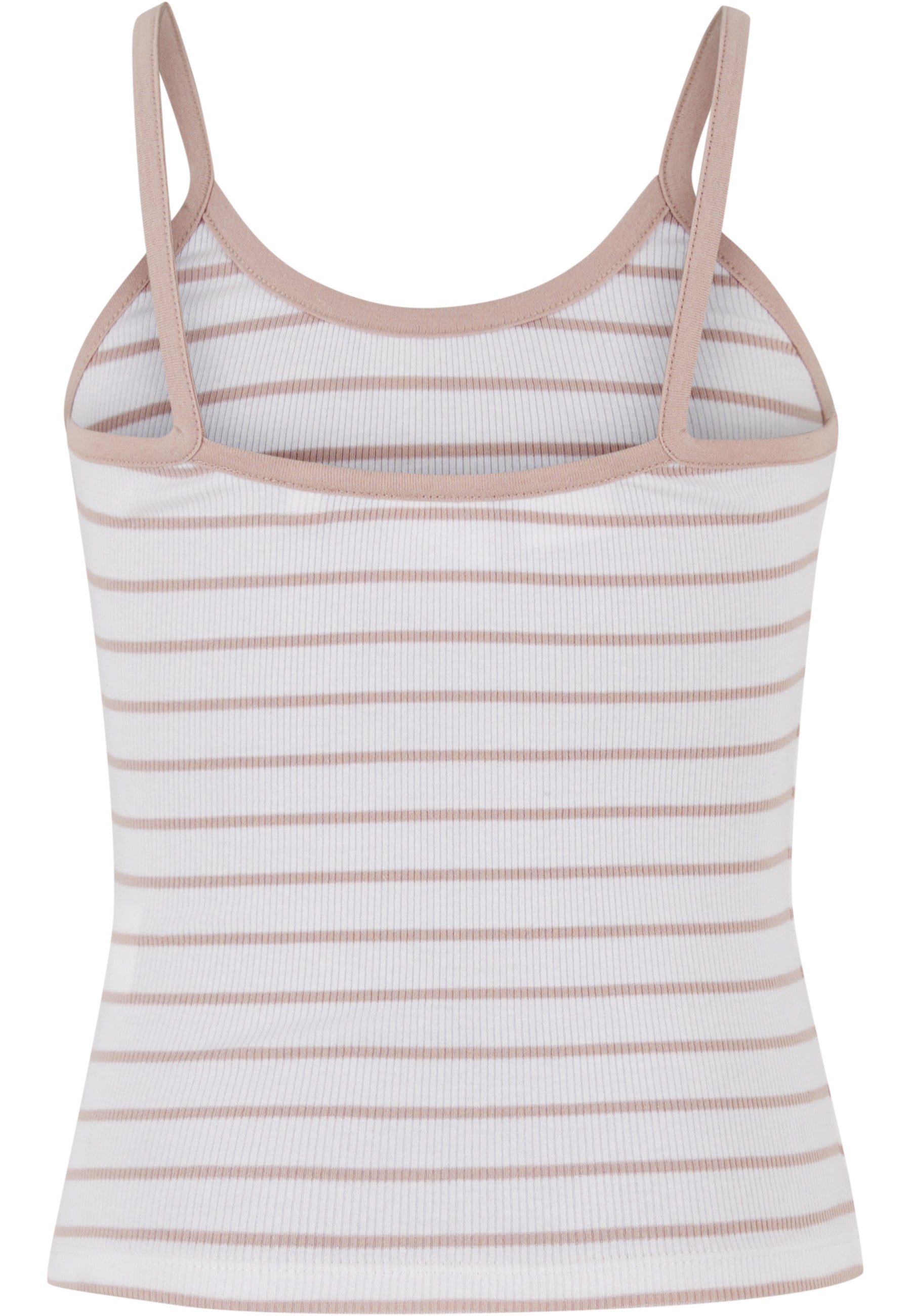 URBAN CLASSICS Muskelshirt »Urban Classics Girls Striped Rib Basic Top« 1 Stk.