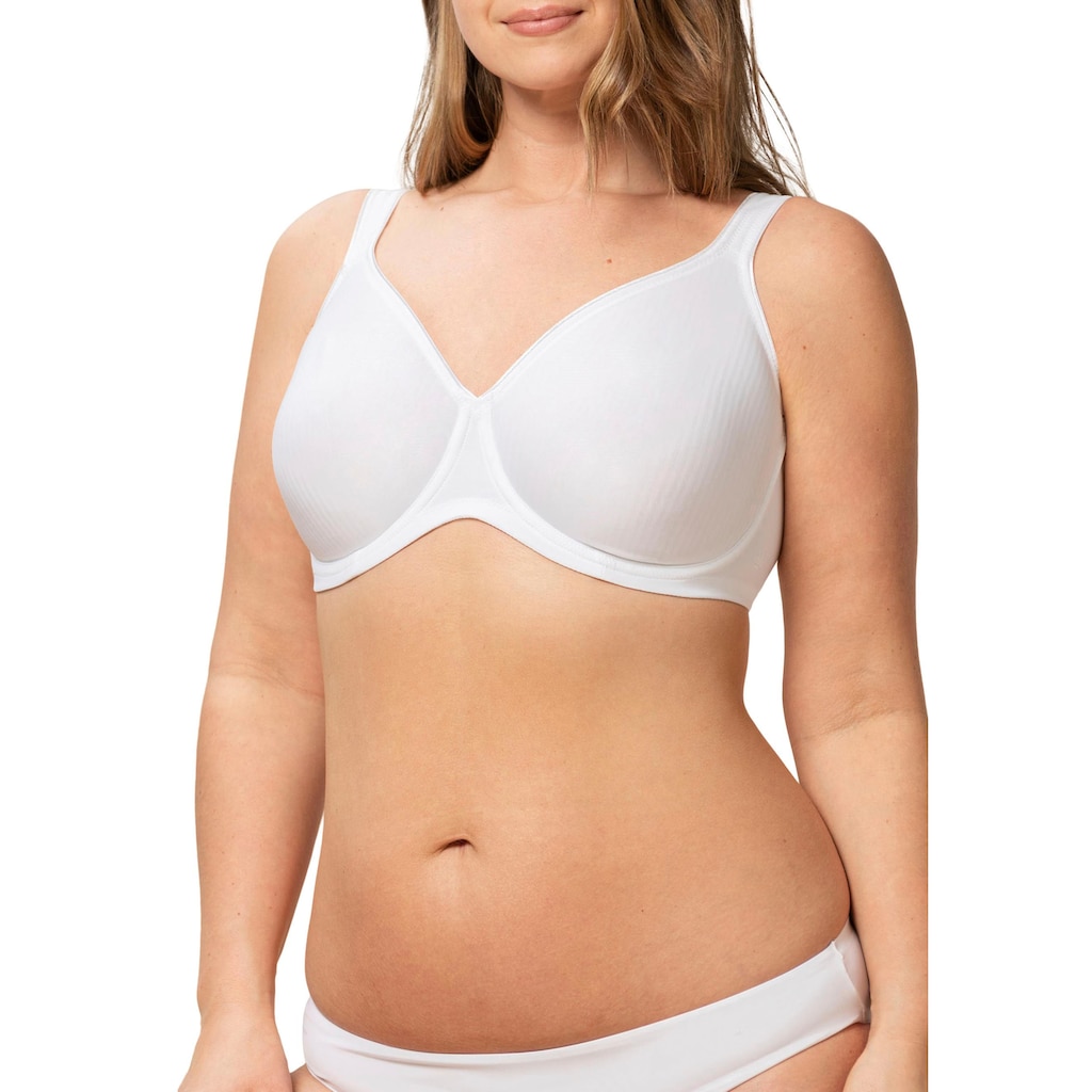 Triumph Bügel-BH »Modern Soft+Cotton W«, Cup B-F, mit dezentem Streifenmuster, Basic Dessous