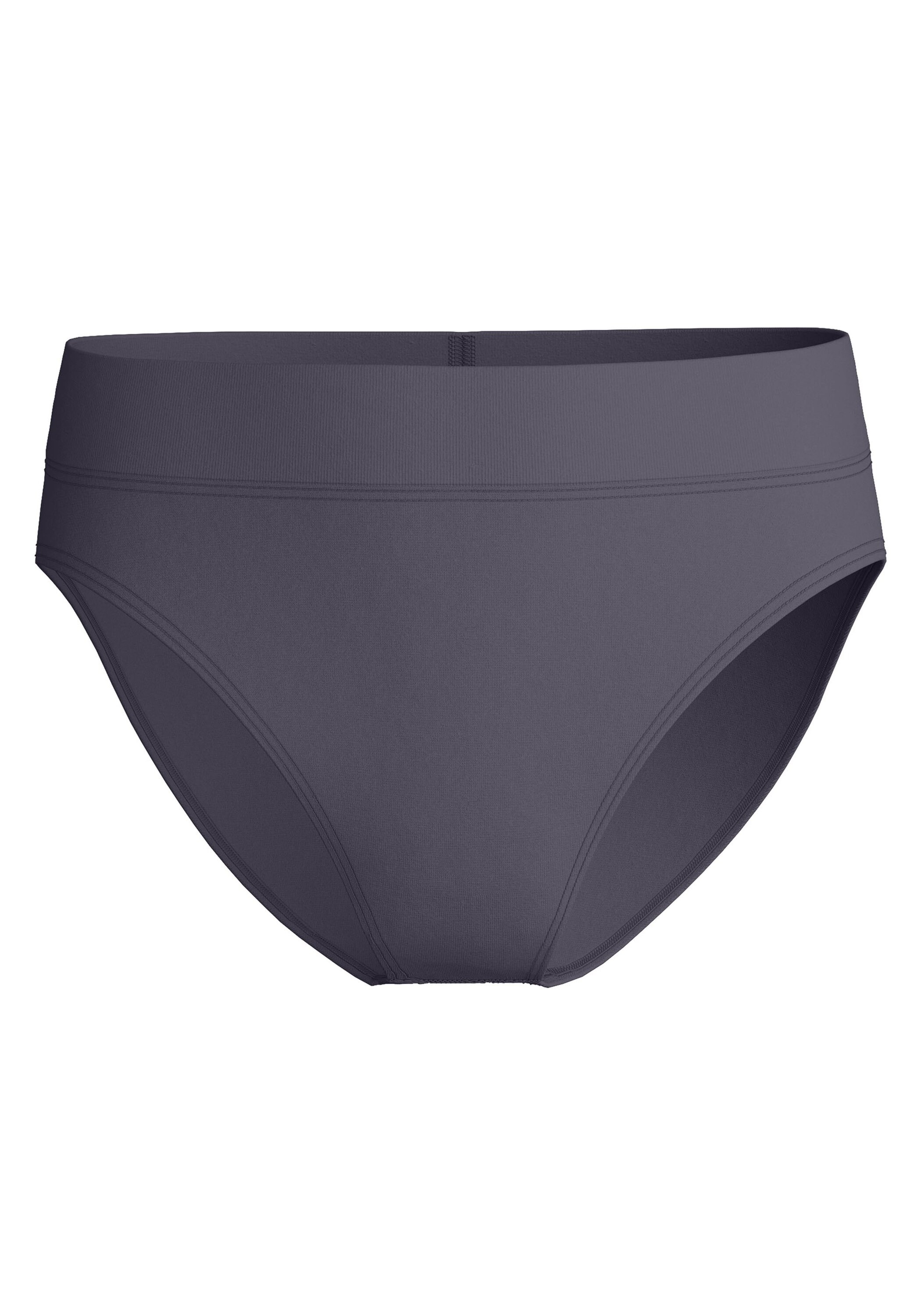 High-Waist-Slip CALIDA "Elastic", Damen, Gr. M (44/46), graystone, Single Jersey, Obermaterial: 94% Baumwolle, 6% Elasthan, körpernah, Unterhosen, breiter Softbund, elastisch, Single Jersey, atmungsaktiv, weich 6