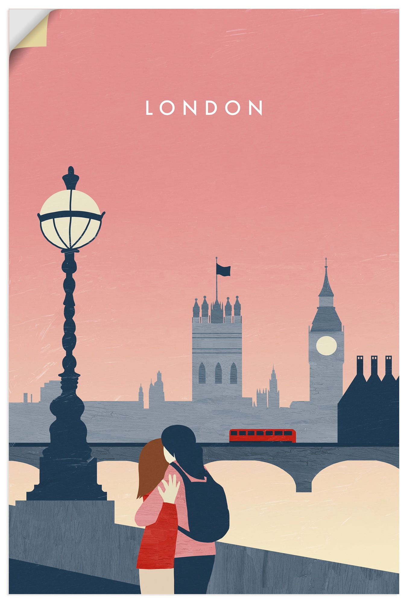 Artland Wandbild "London" 1 Stk. tlg. als Alubild, Leinwandbild, Poster, Wandaufkleber in verschied. Größen