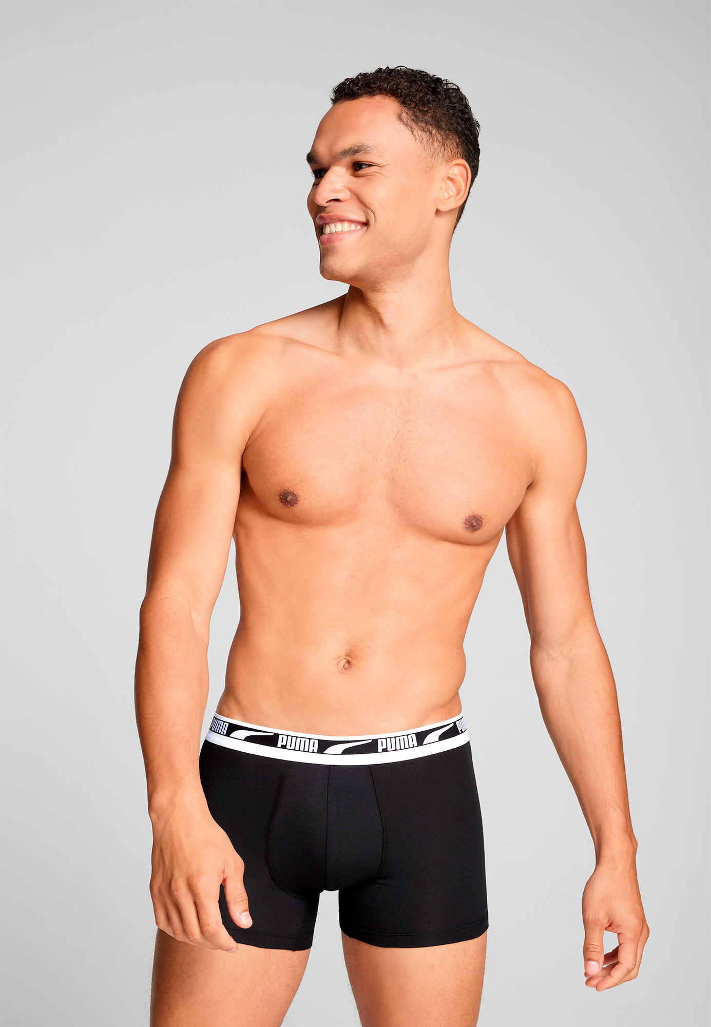 PUMA Boxershorts "PUMA MEN EVERYDAY MULTI LOGO BOXERS 2P", (2er Pack), Komf günstig online kaufen
