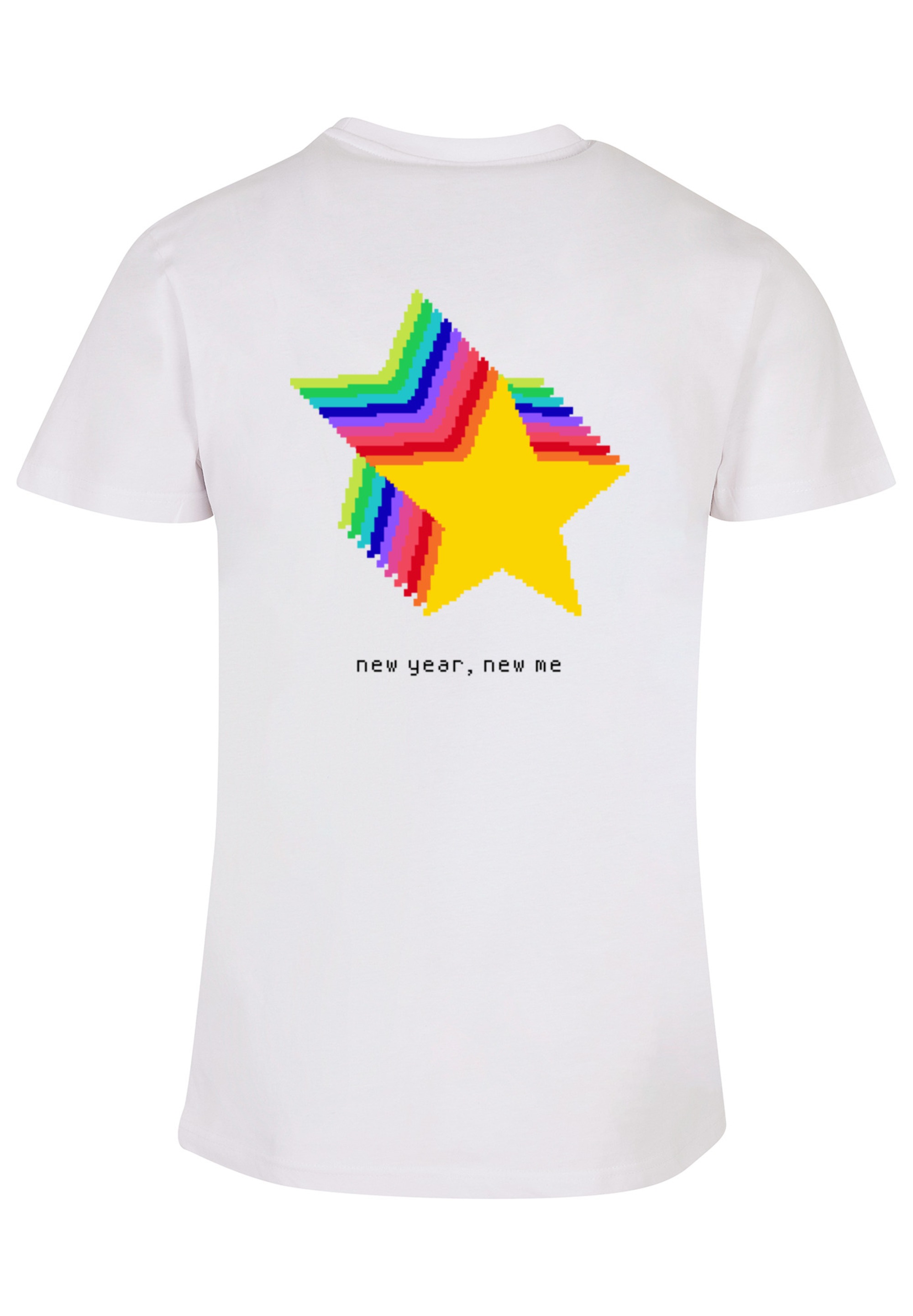 F4NT4STIC T-Shirt »Happy People Only Good Vibes«, Print