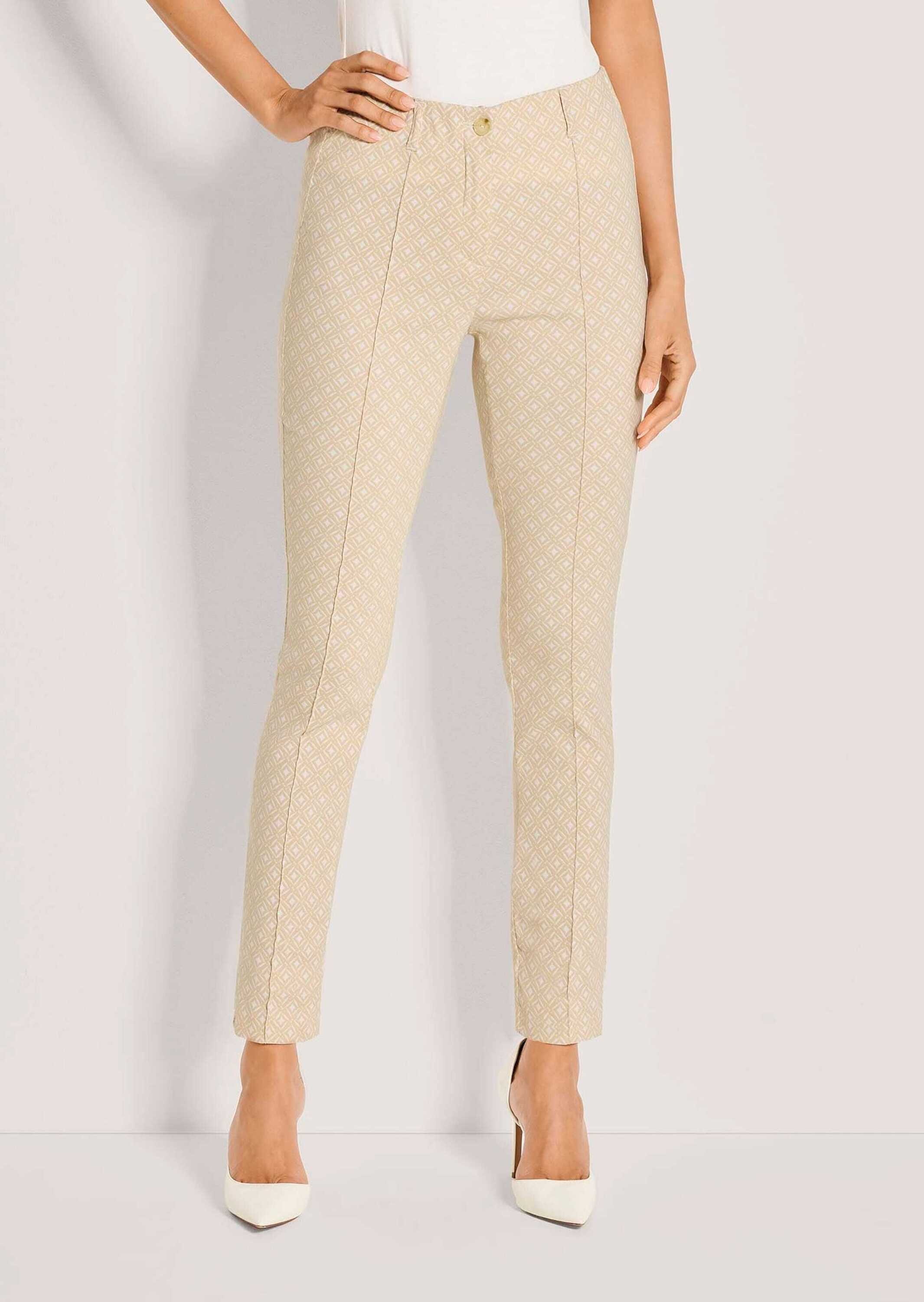 MADELEINE Stoffhose »Jerseyhose Jacquardhose mit grafischem Muster«