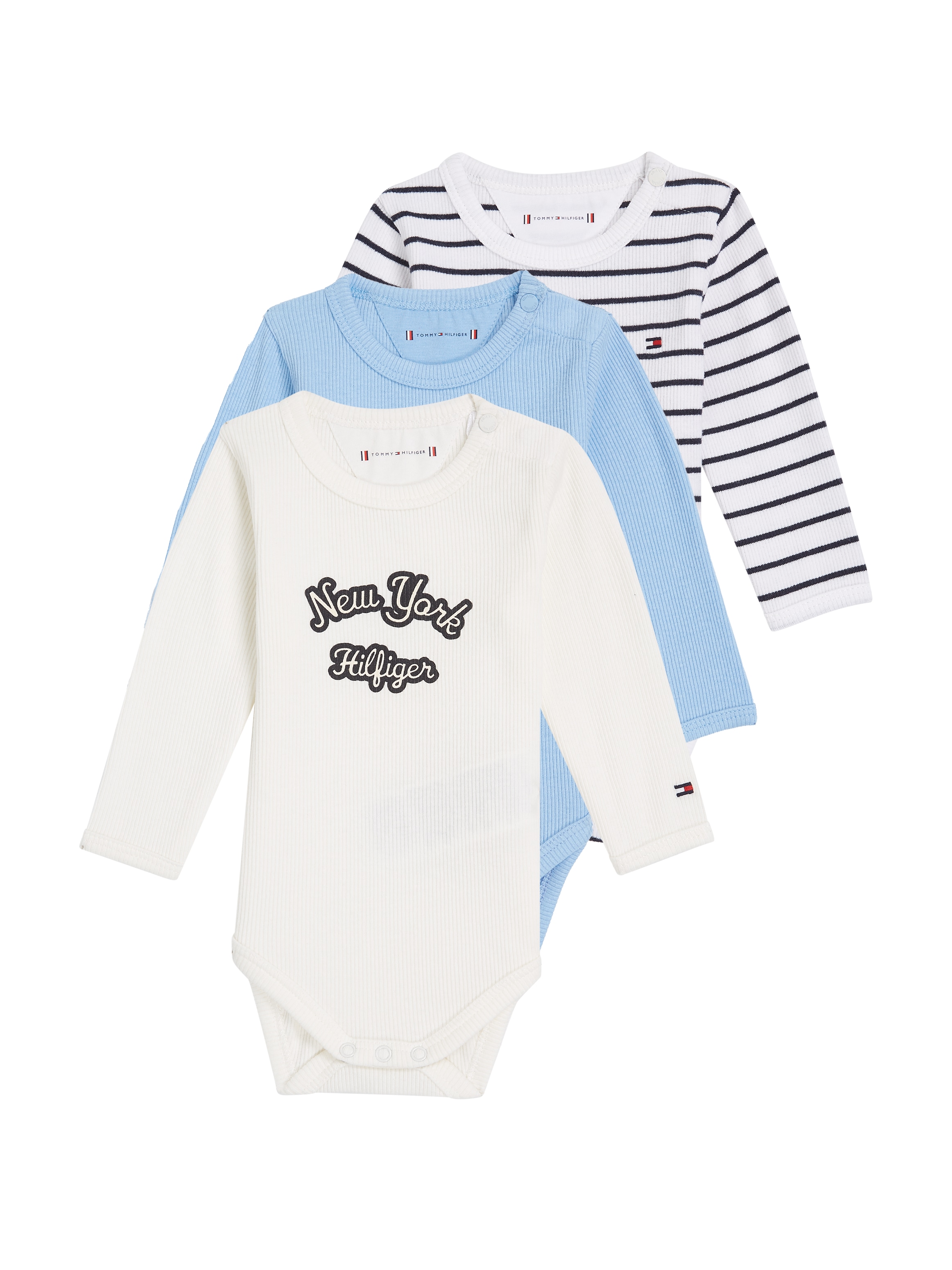 TOMMY HILFIGER Langarmbody »RIB 3 PACK GIFTBOX« Baby ...